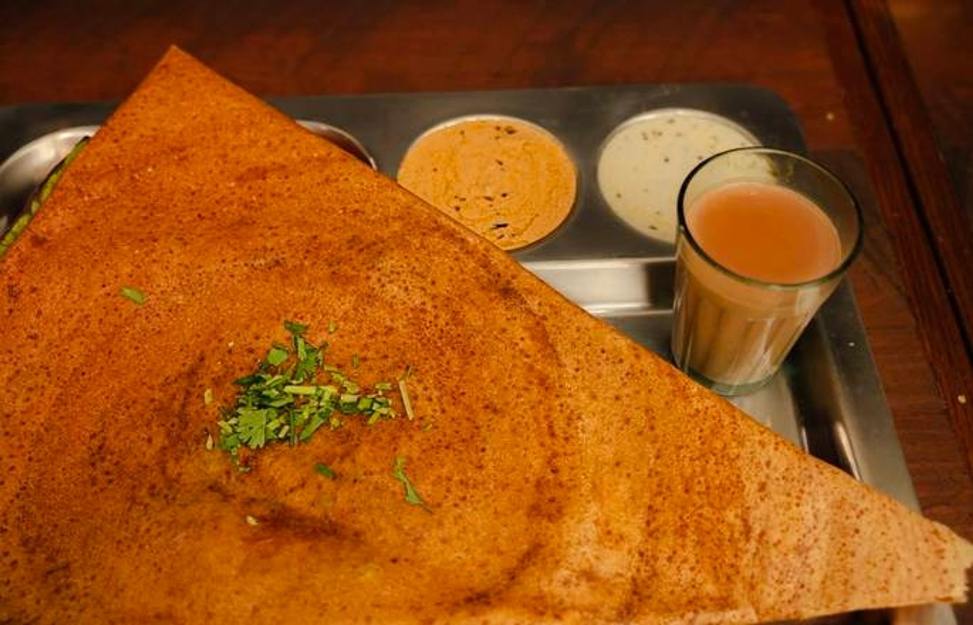 Onion Masala Dosa (GF)