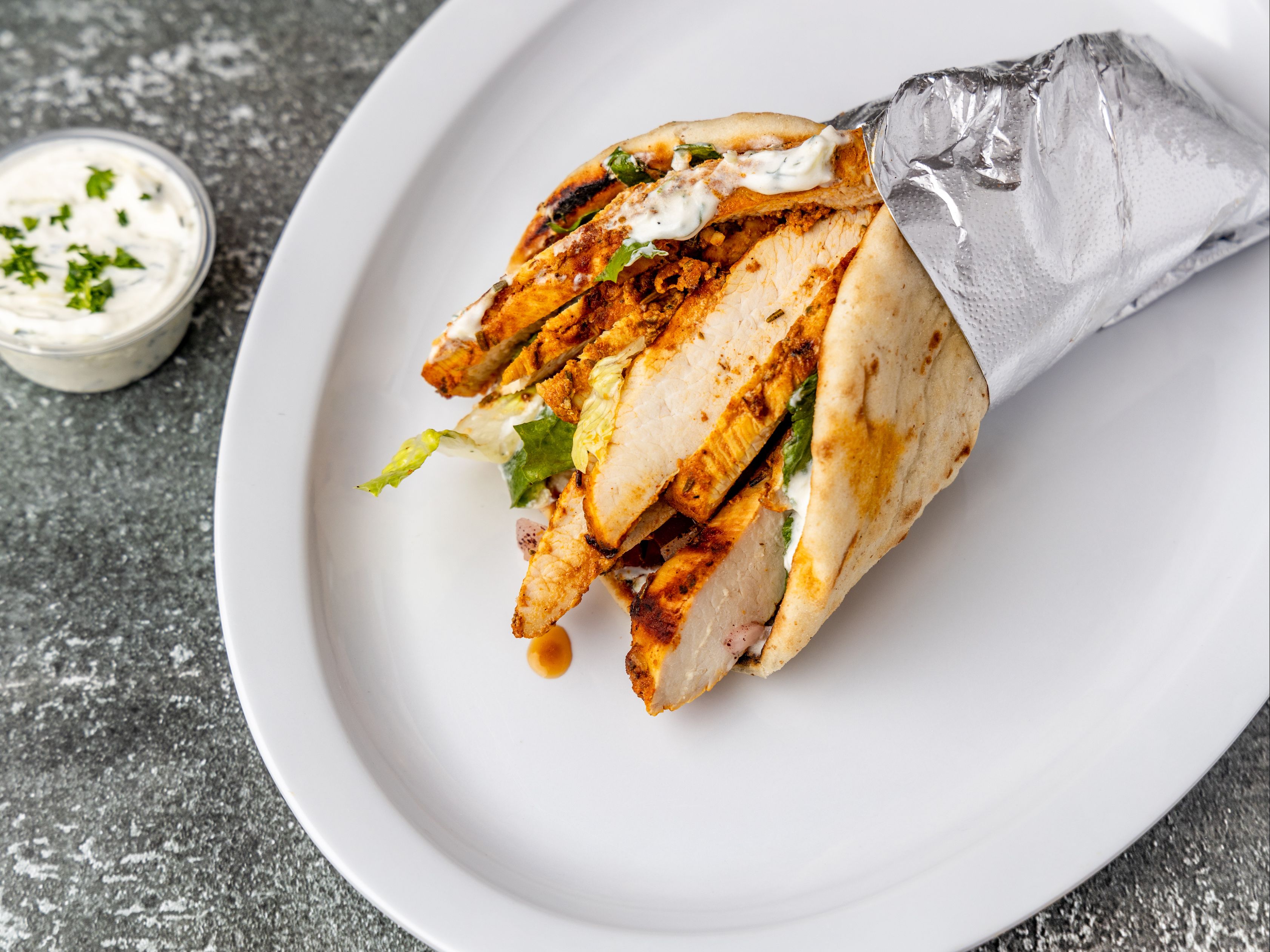 Chicken Gyro Sandwich