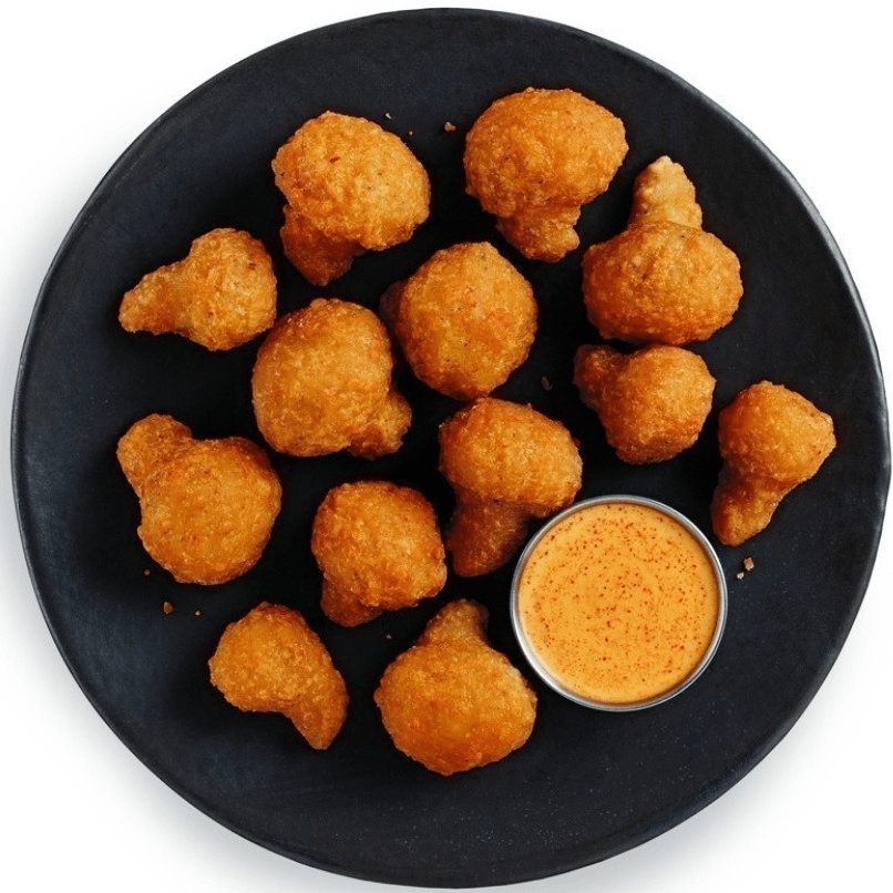 Battered mushrooms