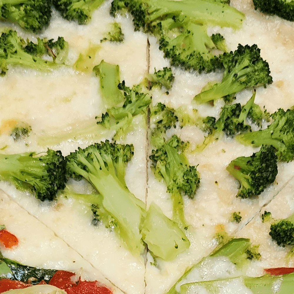 White Broccoli Pizza