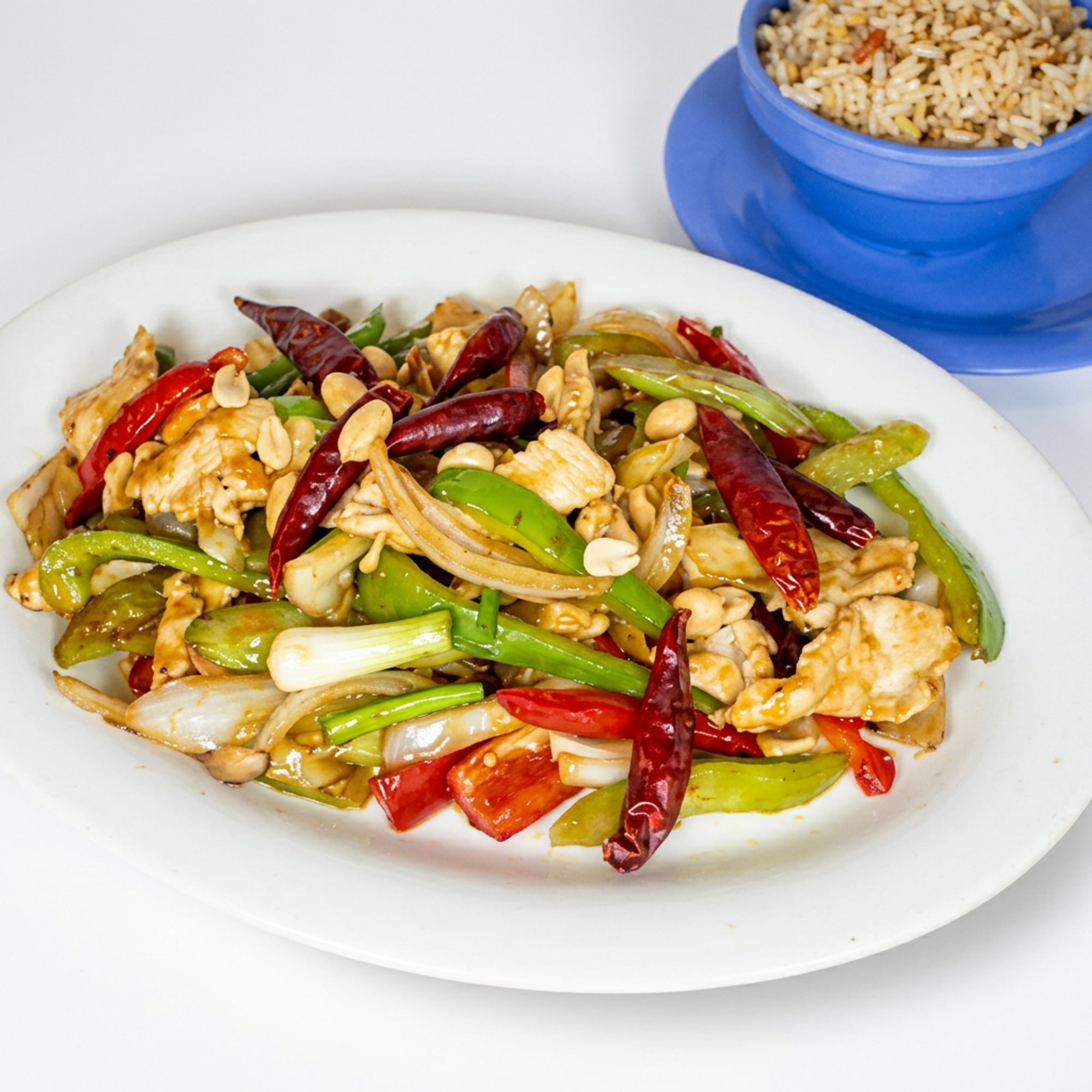 Kung Pao Chicken Platter
