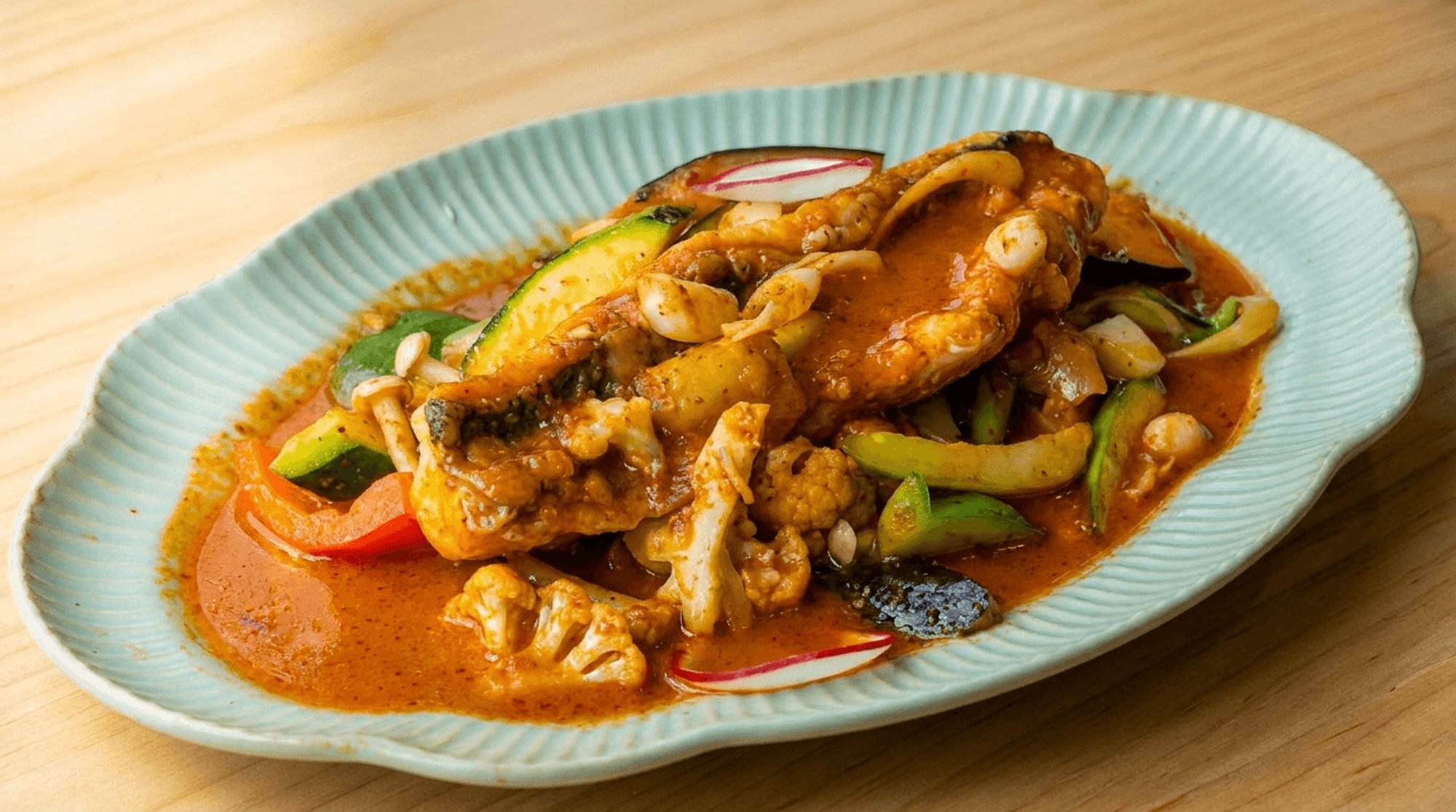Bangkok Red Curry Striped Bass