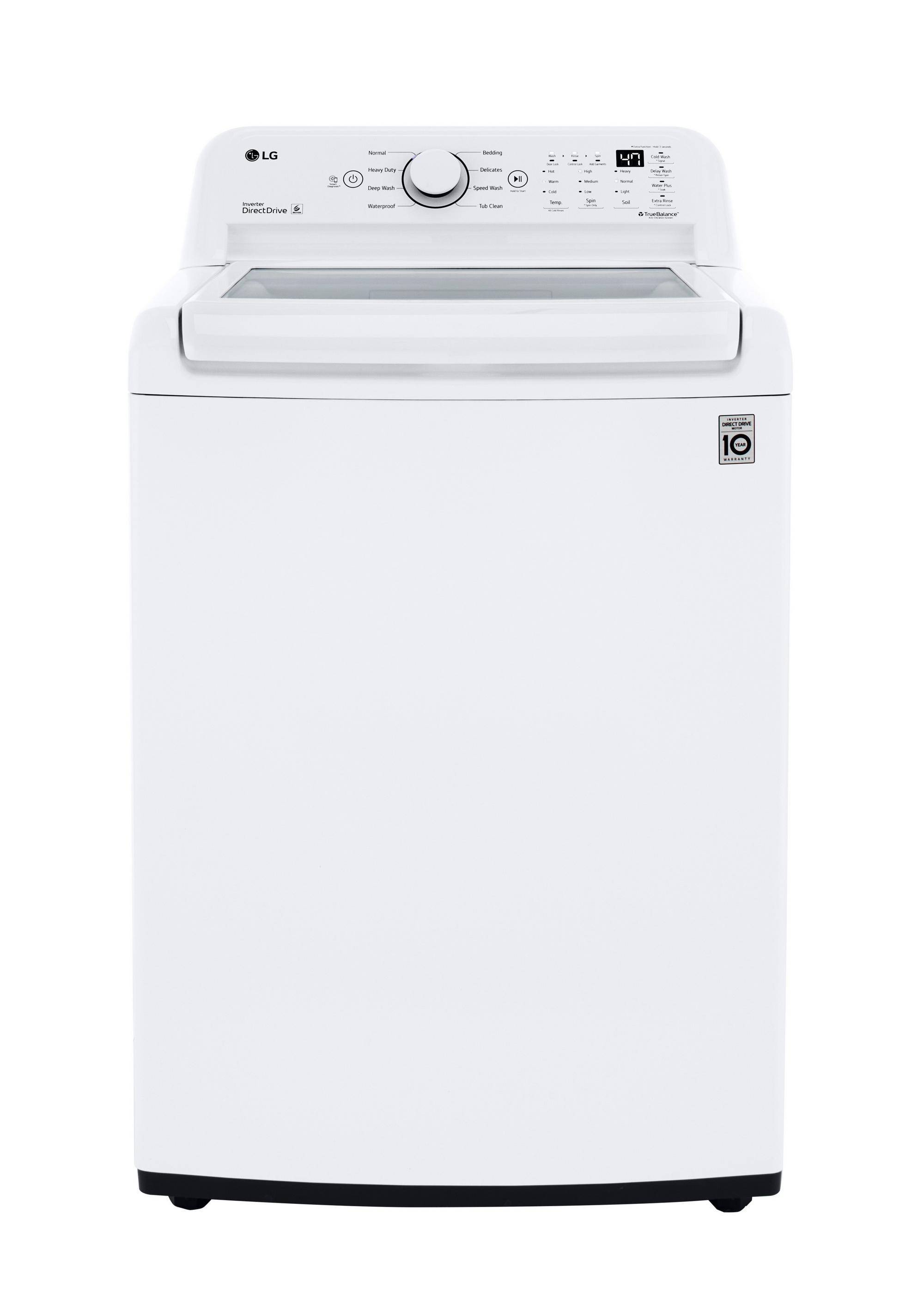 LG 4.5 CF TL Washer-White