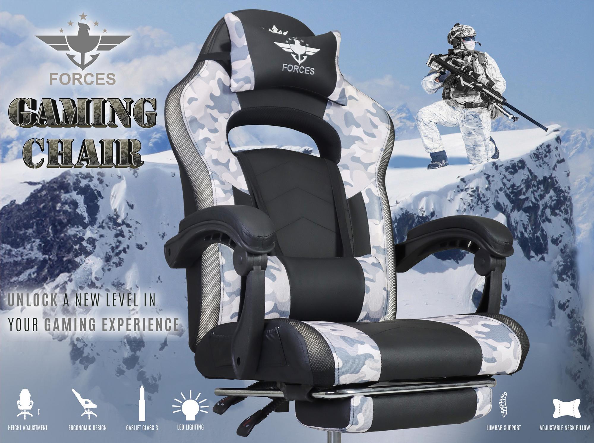 Professional Gaming Chair White