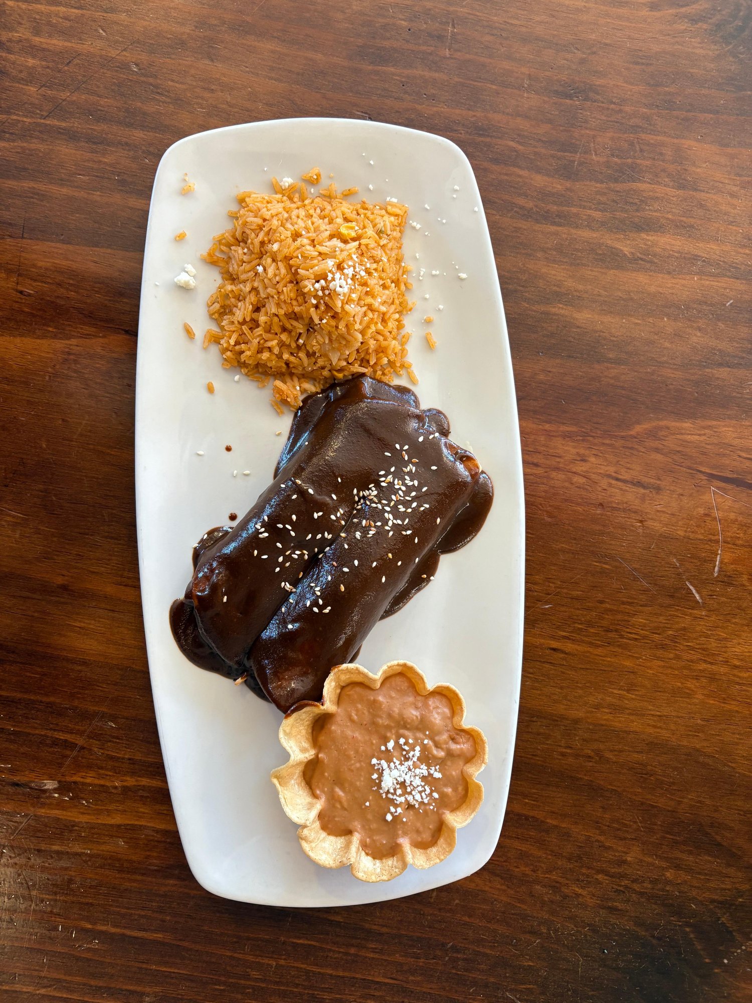 Mole Enchiladas