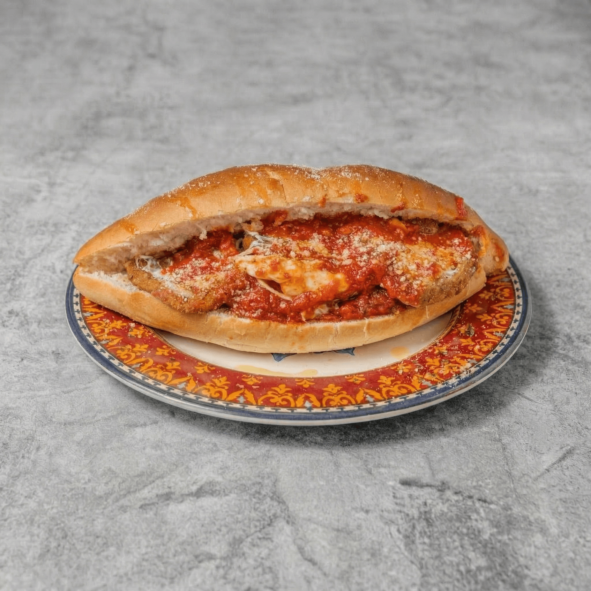 Fried Eggplant with Fresh Mozzarella & Pomodoro Sauce