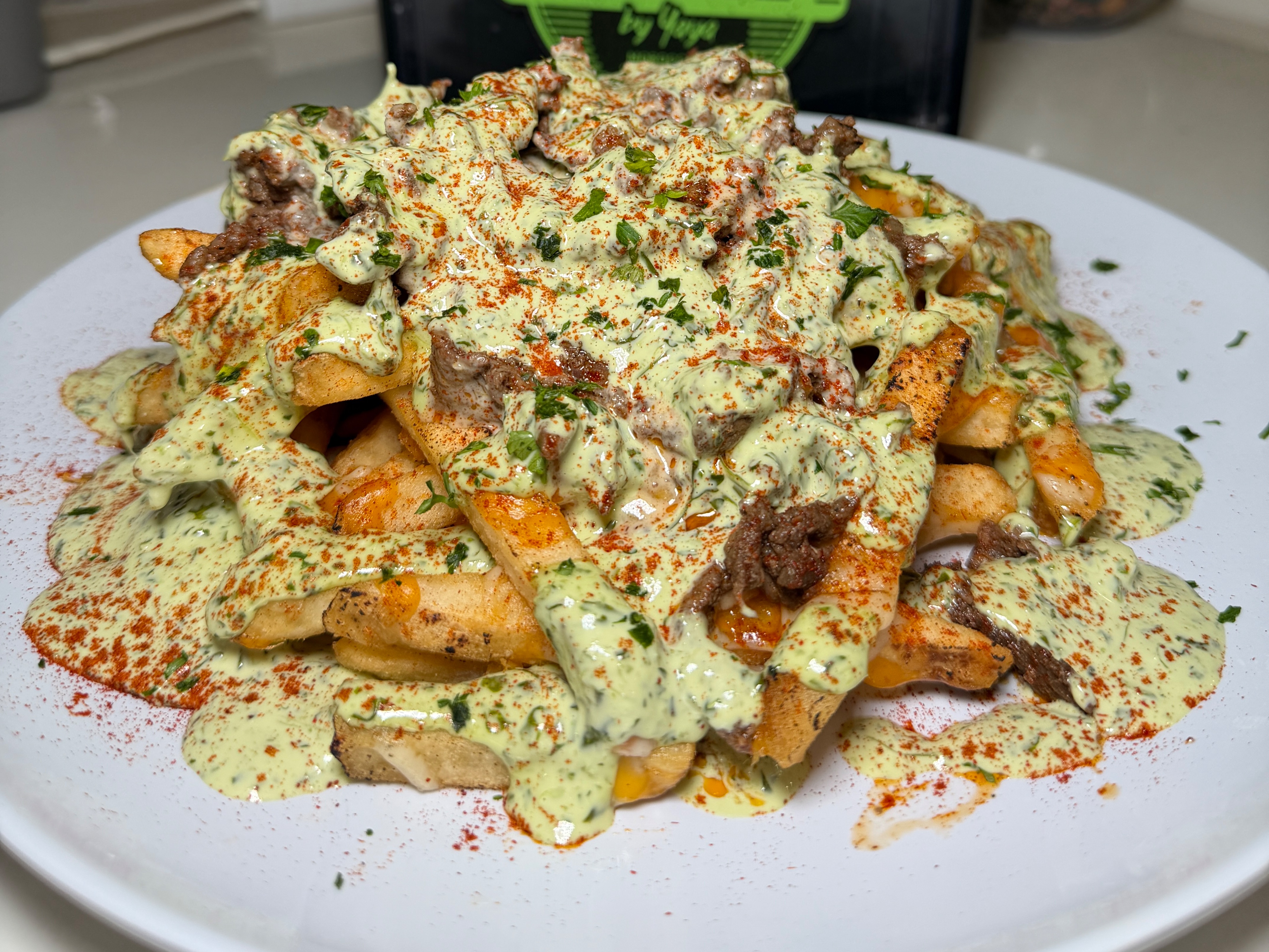 Loaded fries beef and Lamb (Gf)
