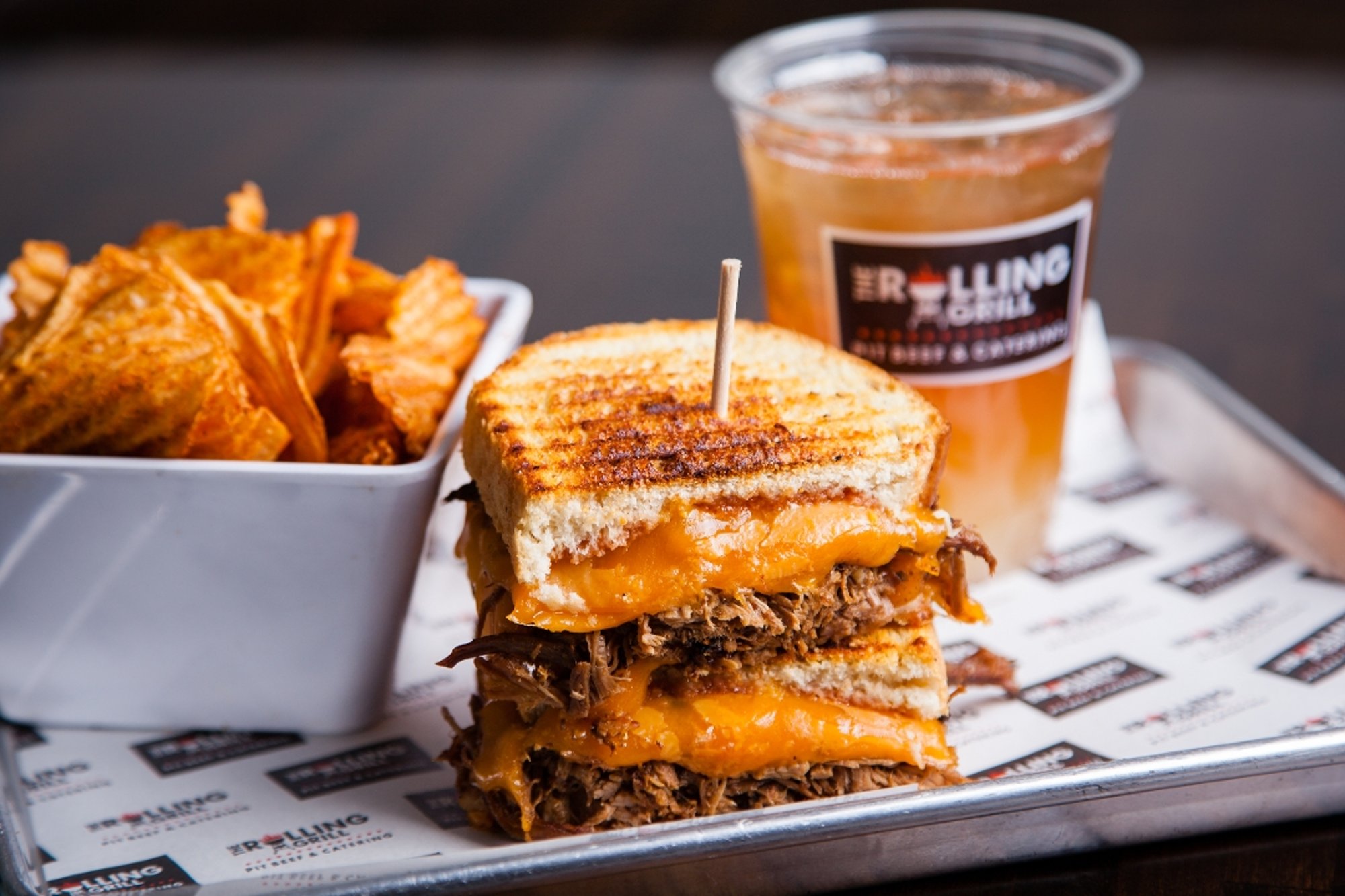 The Rolling Grilled Cheese