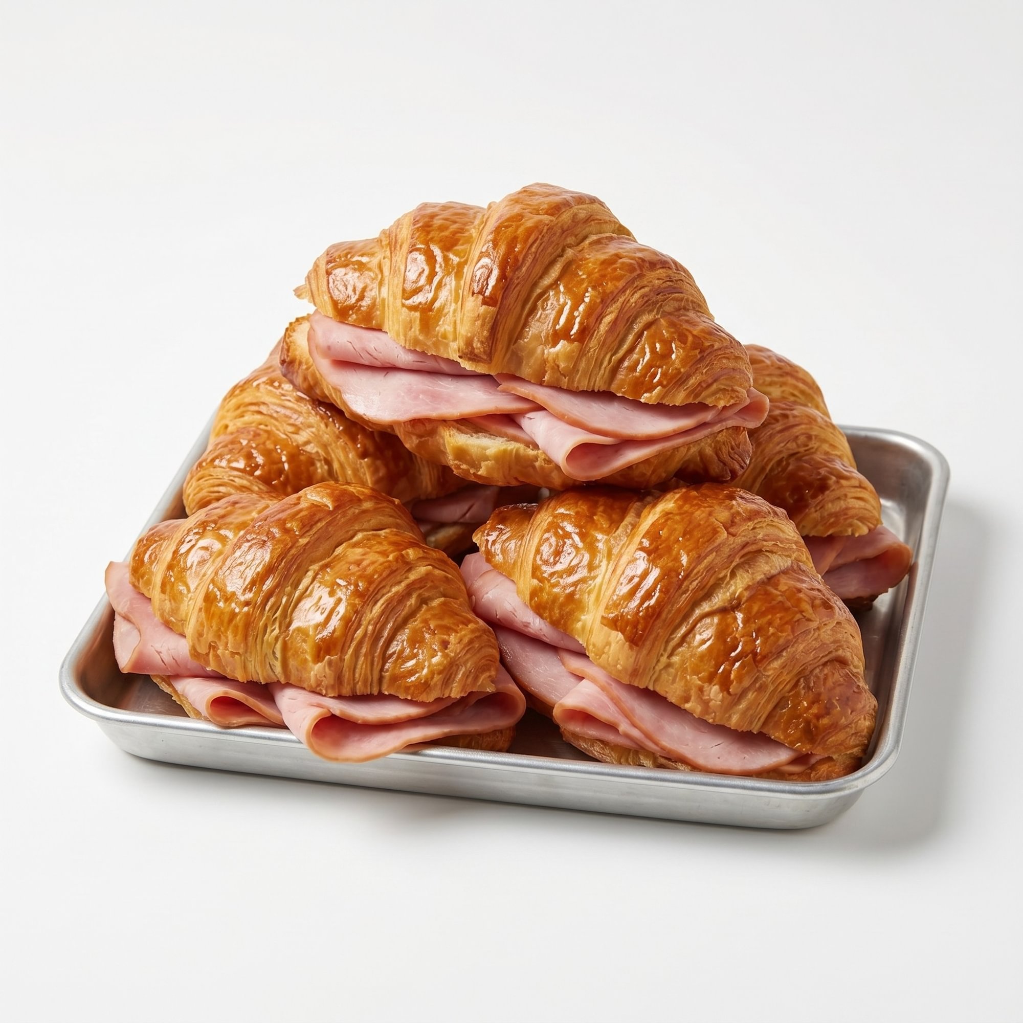 Croissant with Ham and Cheese