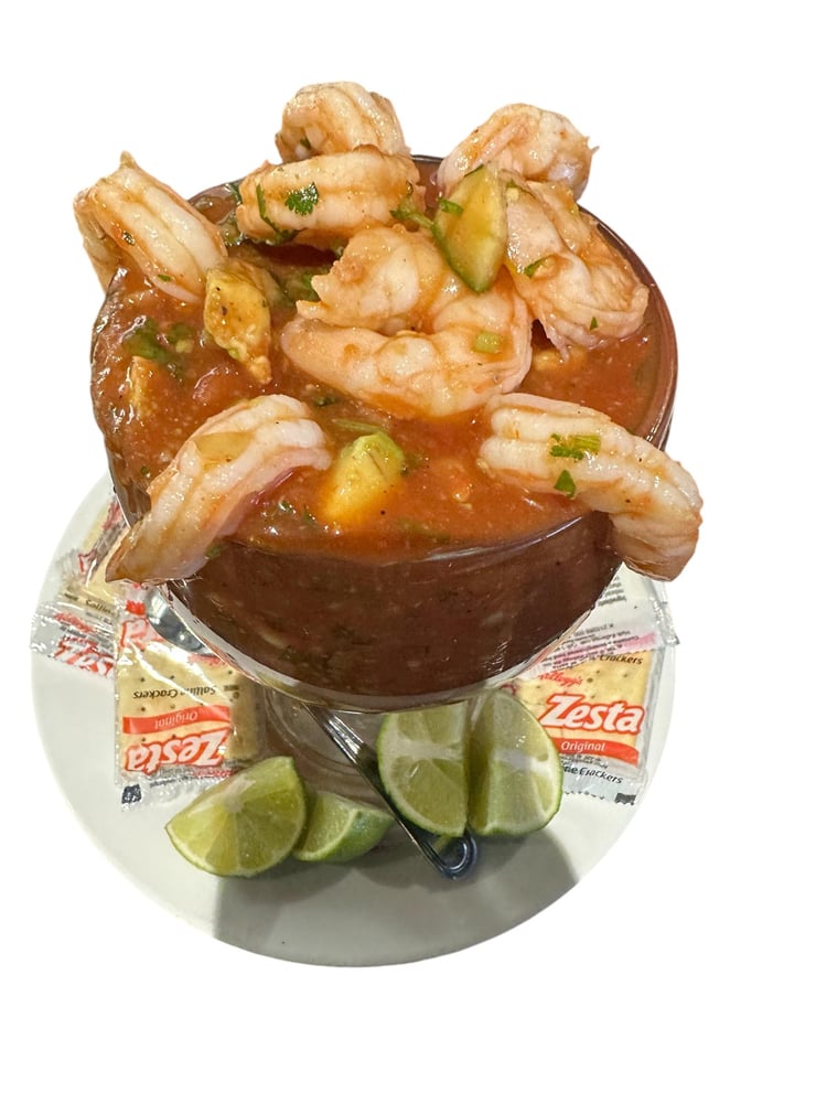 Shrimp Cocktail Veracruzano Style