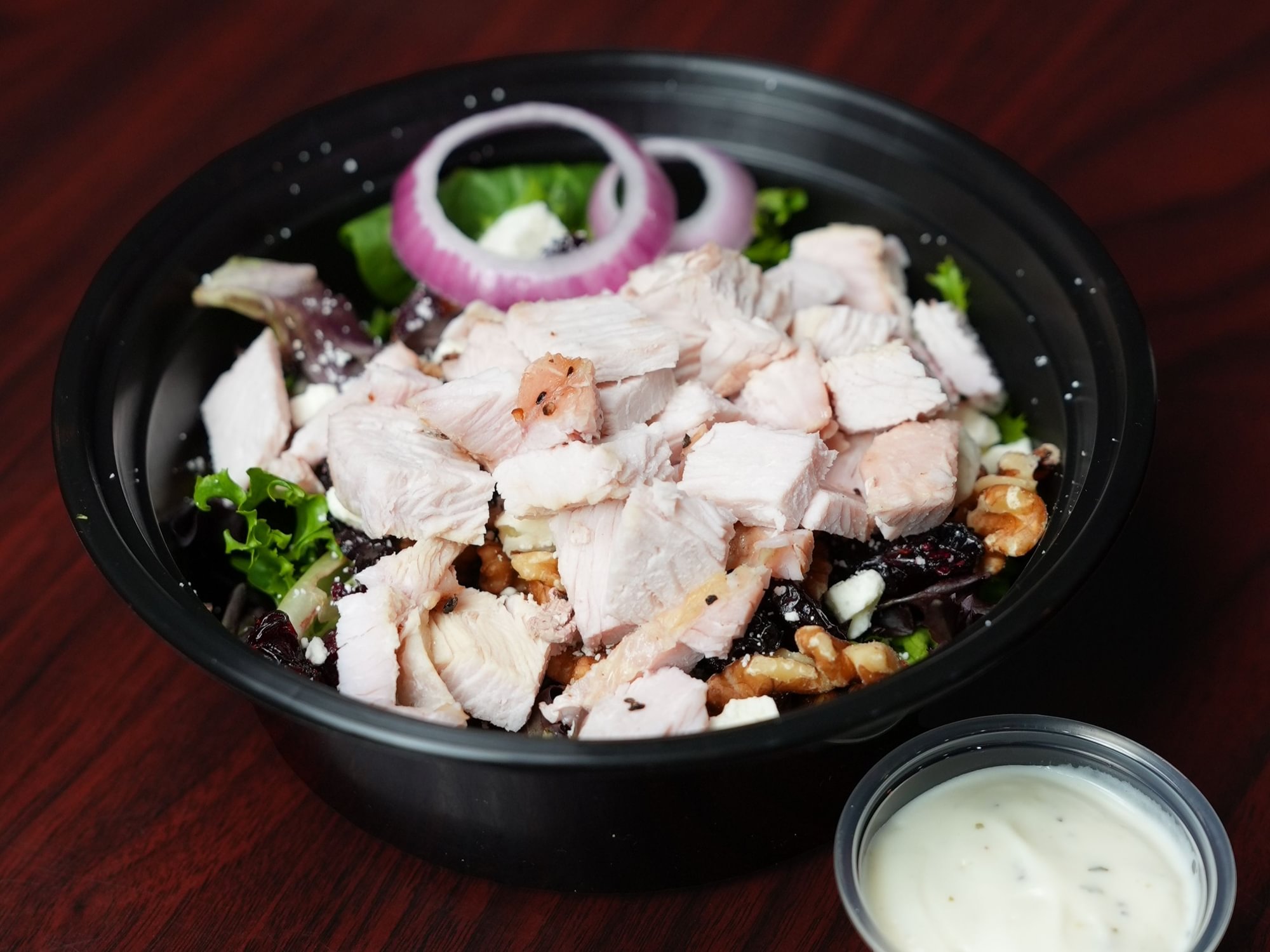 Turkey Cranberry Walnut Salad