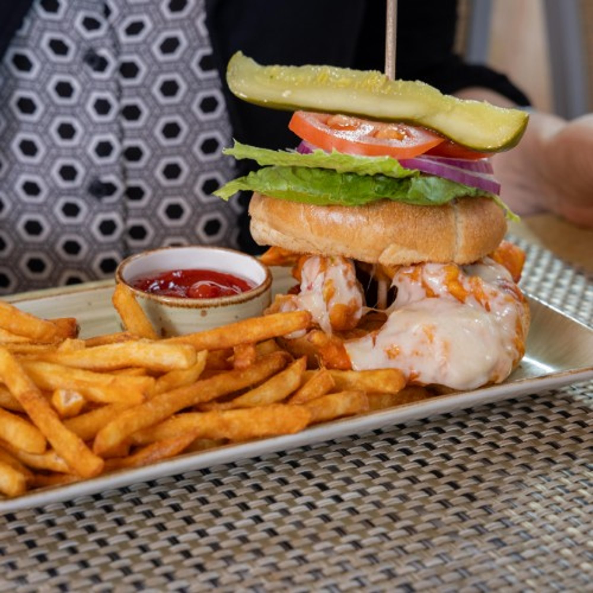 Buffalo Chicken Burger