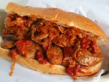 Sausage, Peppers & Onions Hero