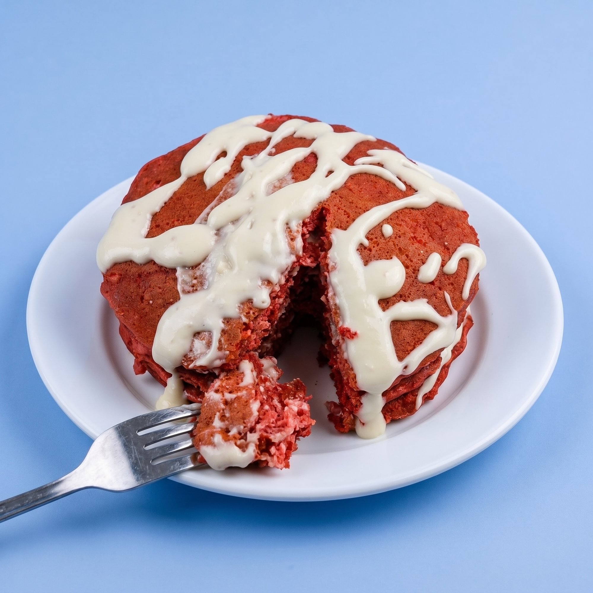 Red Velvet Pancakes