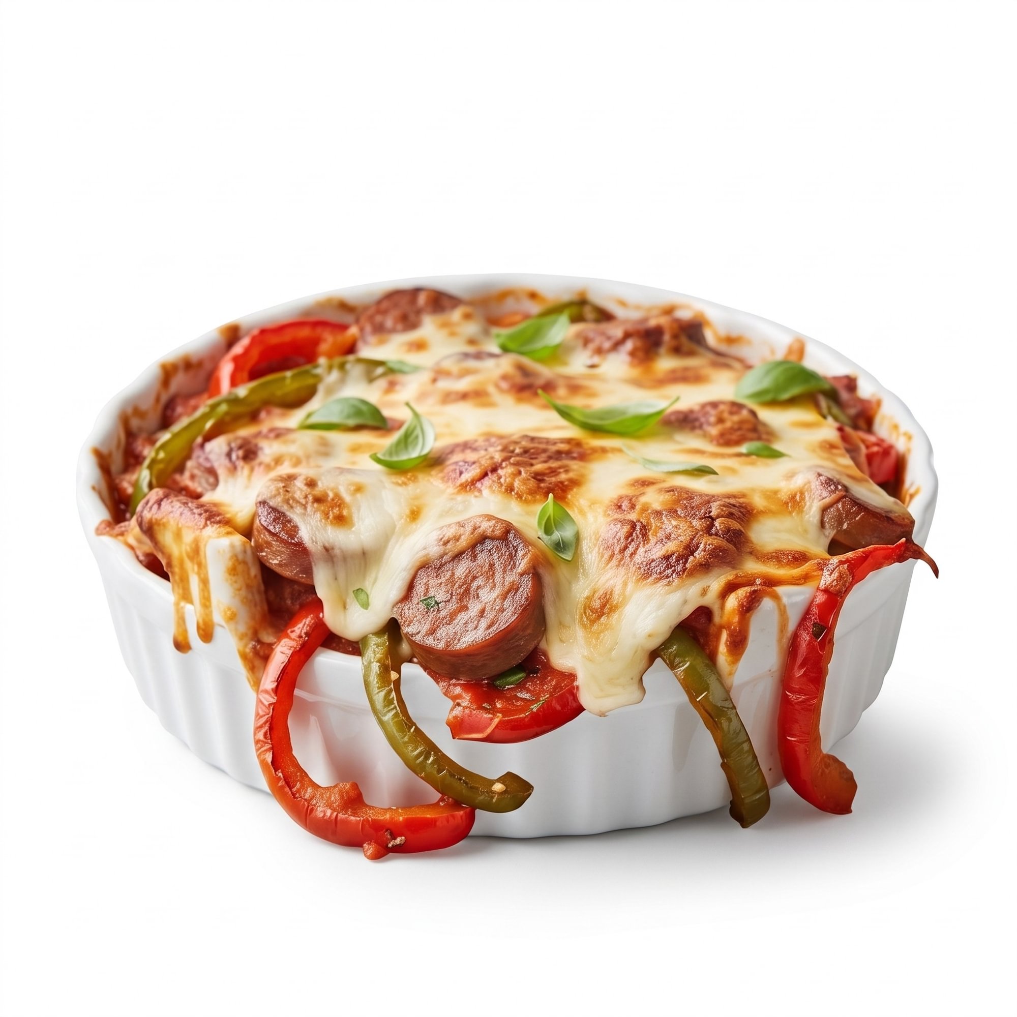 Sausage & Peppers Parmigiana