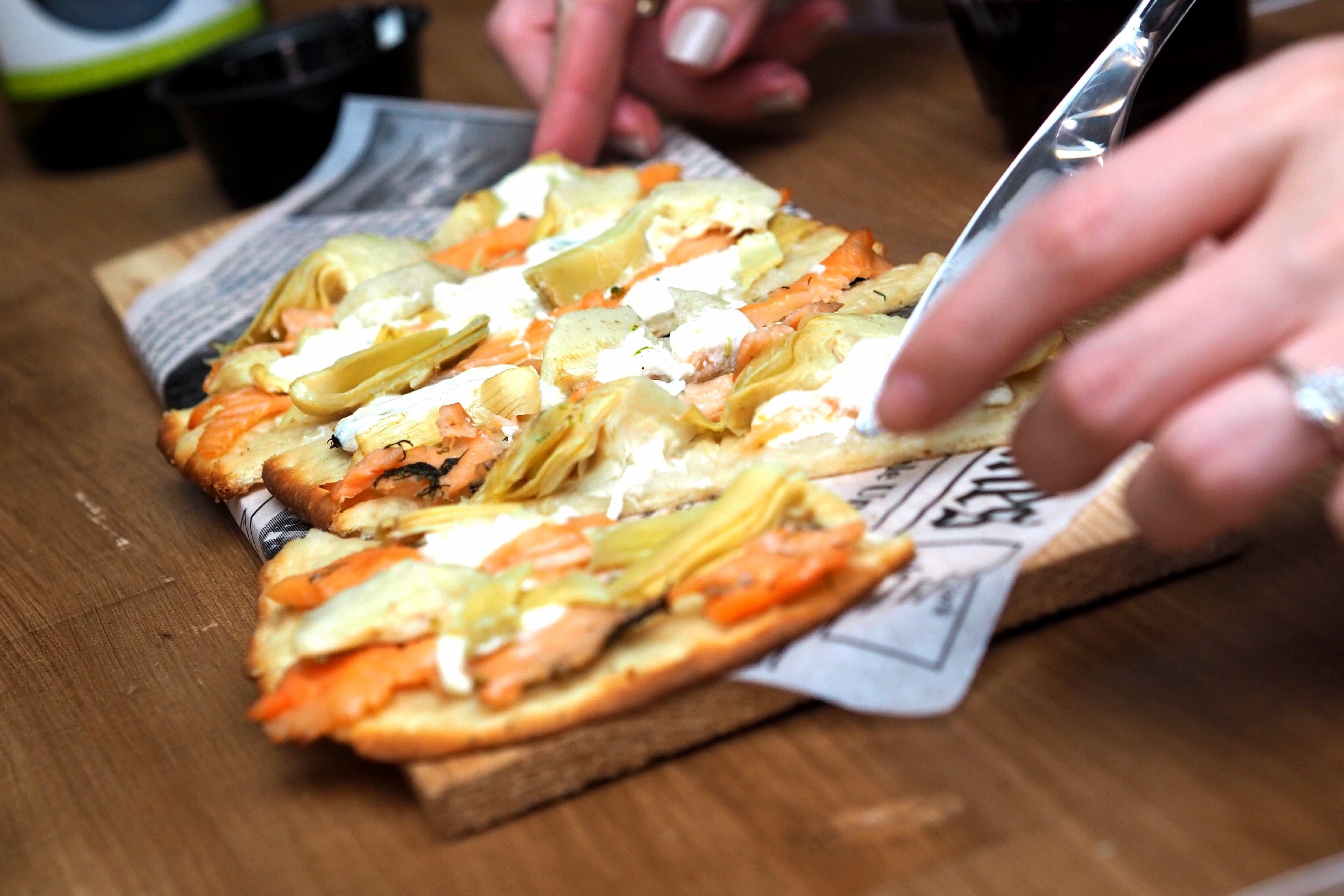 Salmon Flatbread