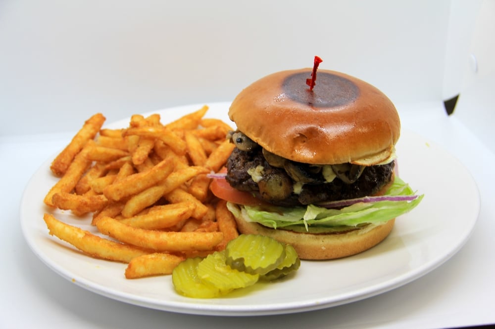 Black and Blue Burger