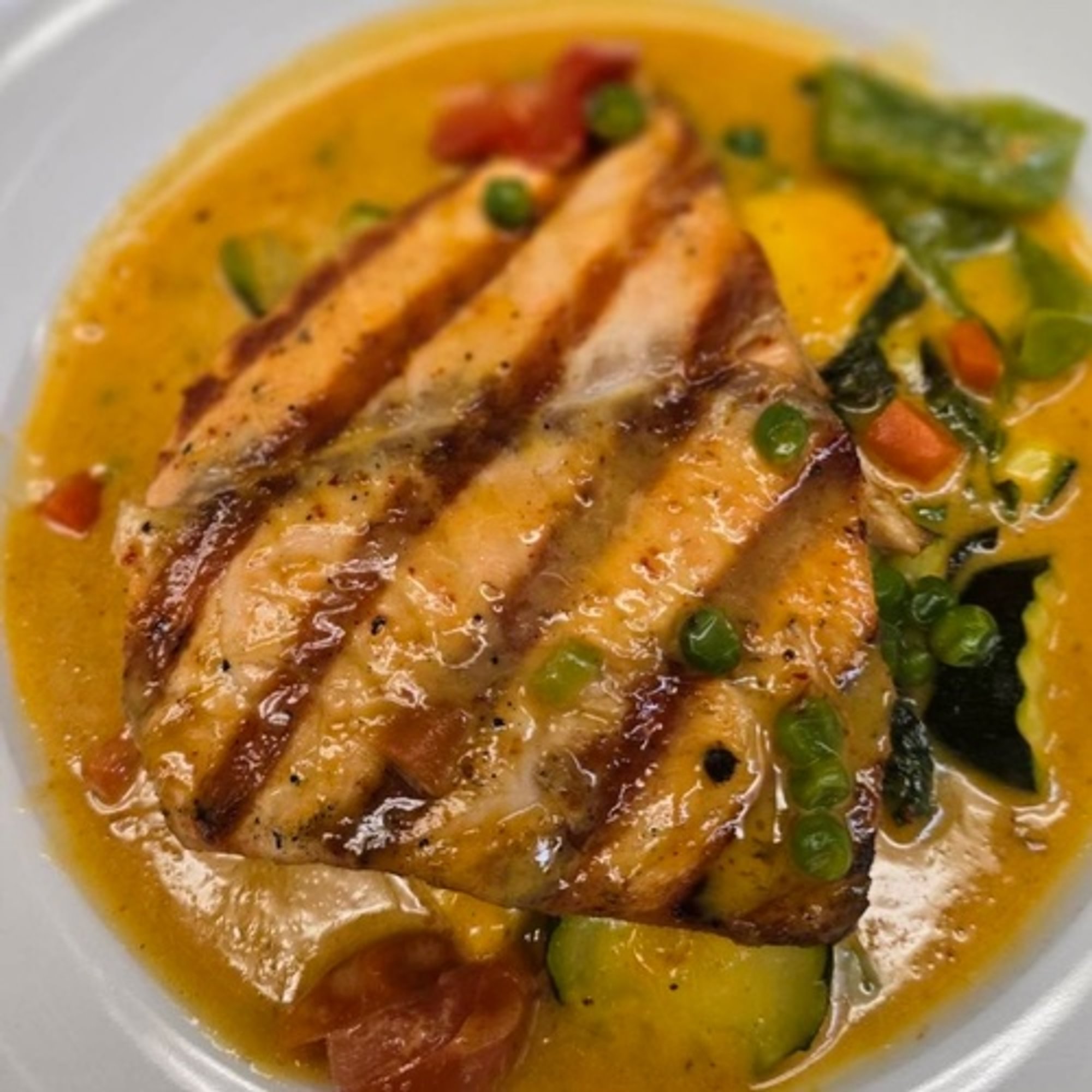 Salmon Pineapple Curry