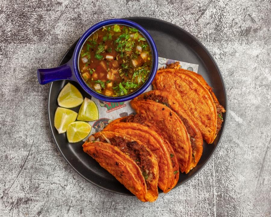 4 Tacos de Birria