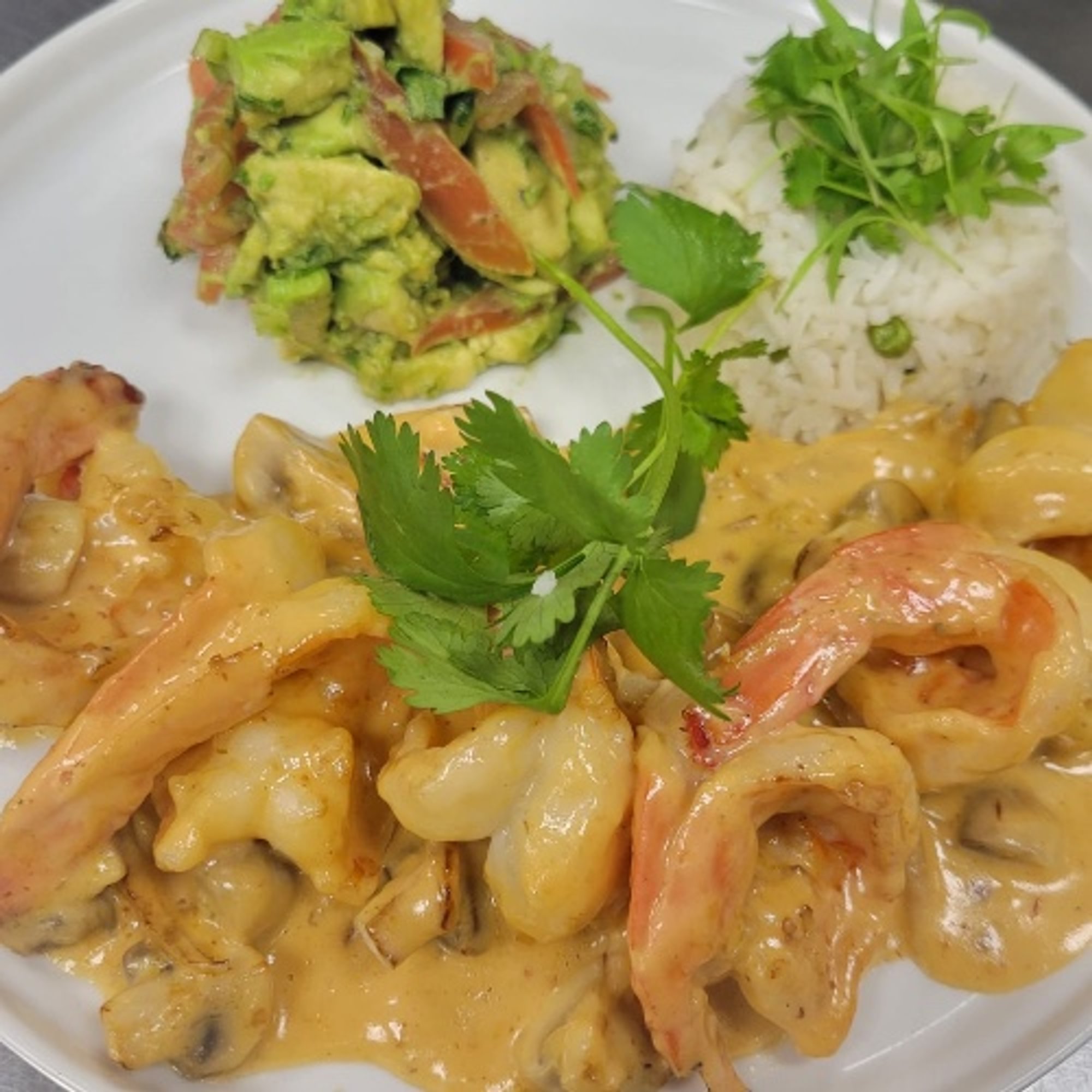 Camarones Cremosos
