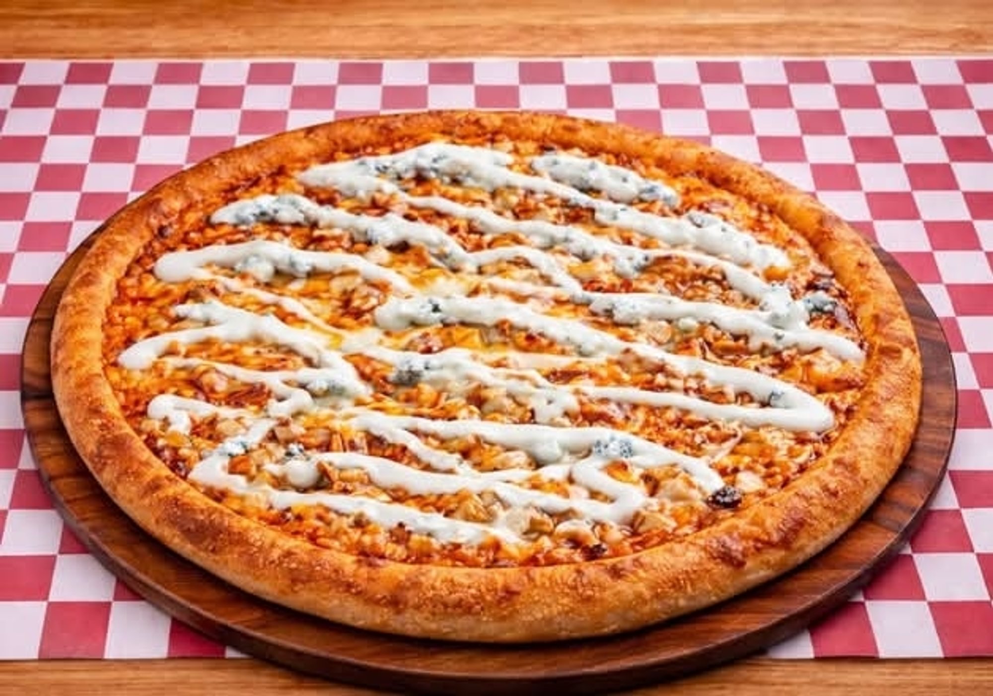 Large Teriyaki Chicken Bomb Pizza 14 (Greek Style)