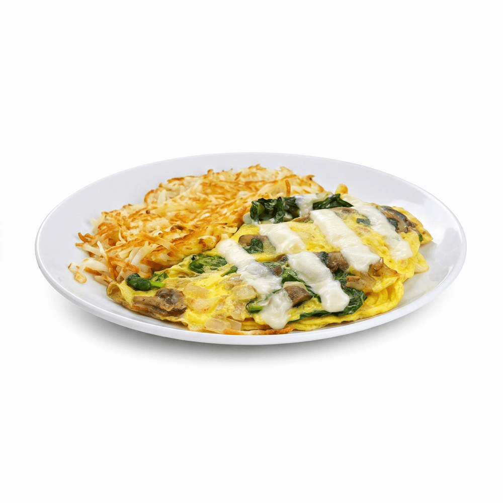 Spinach & Mushroom Omelet