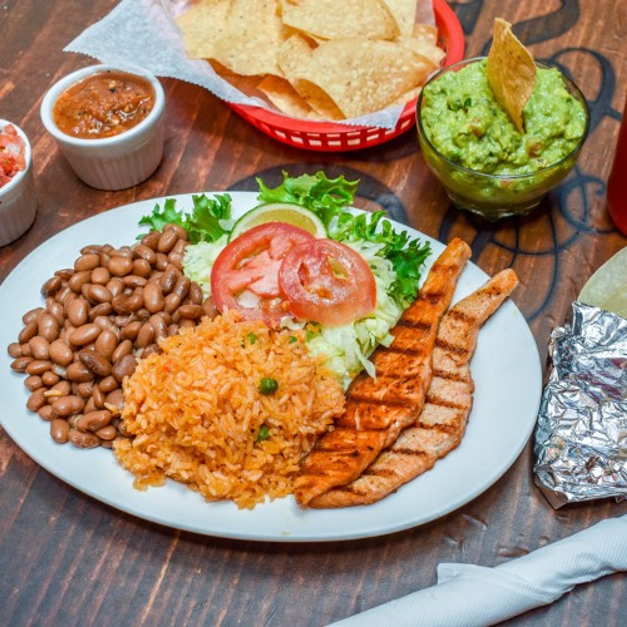 Grilled Salmon Plate