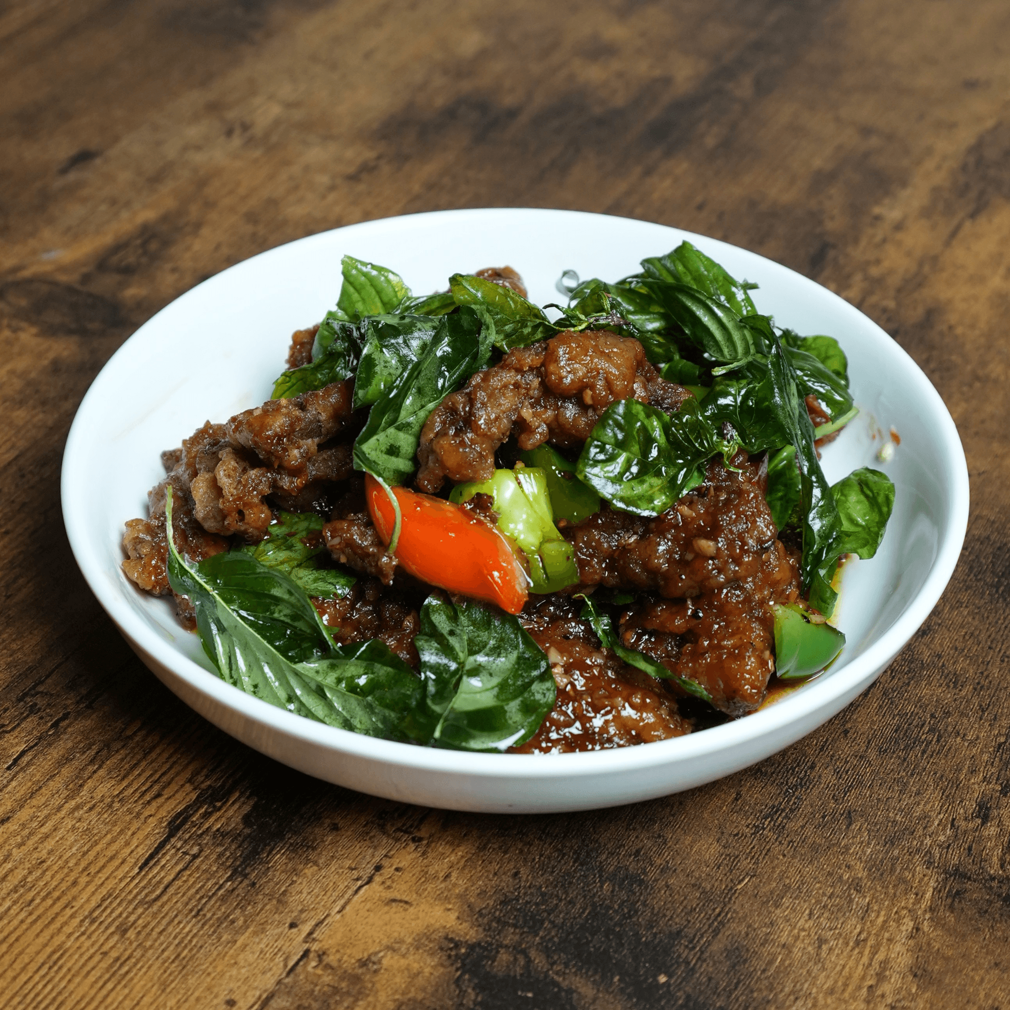 Crispy Duck Kra Prao