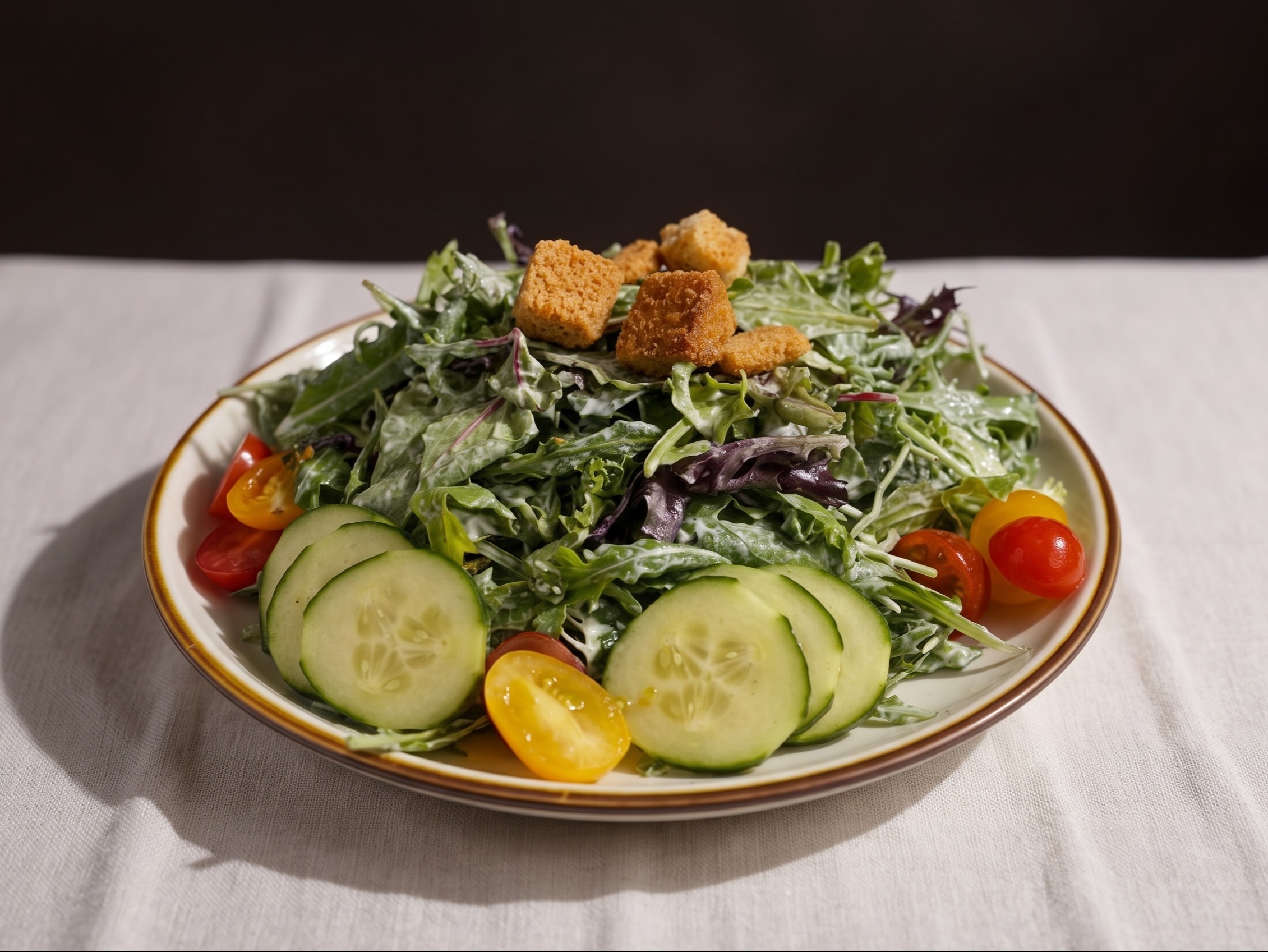 House Salad With Shrimp