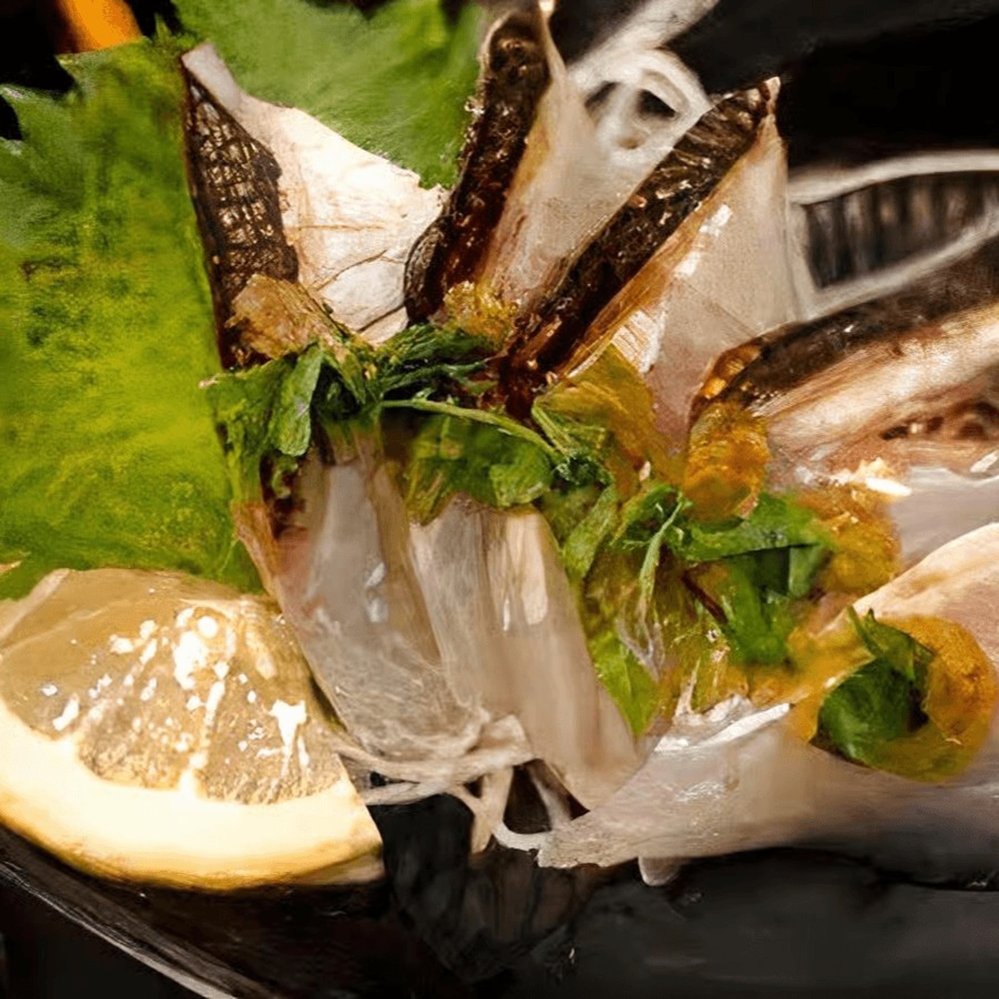 Mackerel / Saba Sashimi (5pcs)
