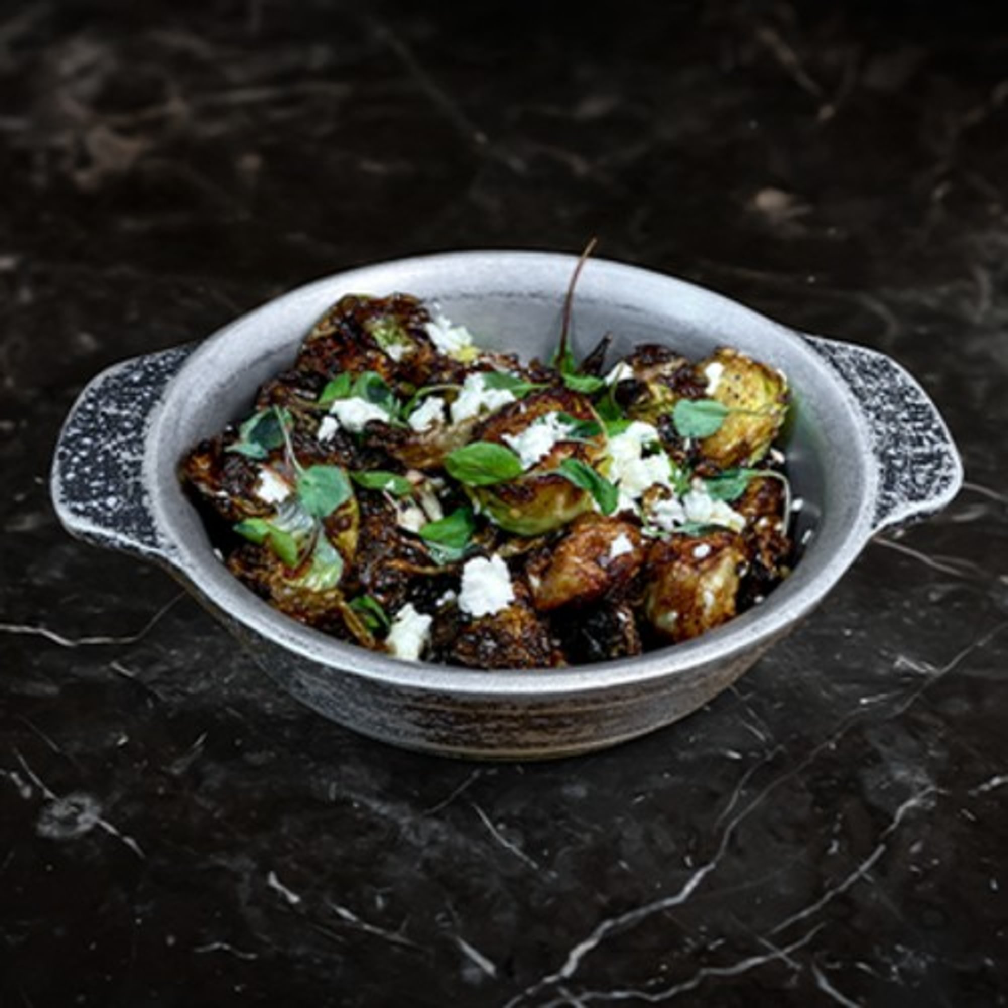 Southern Hot Honey Brussel Sprouts