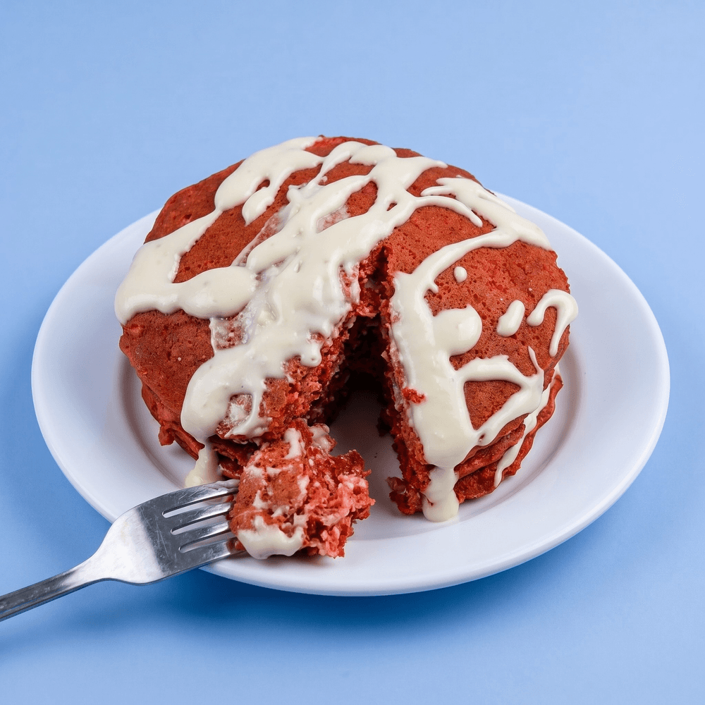 Red Velvet Pancakes