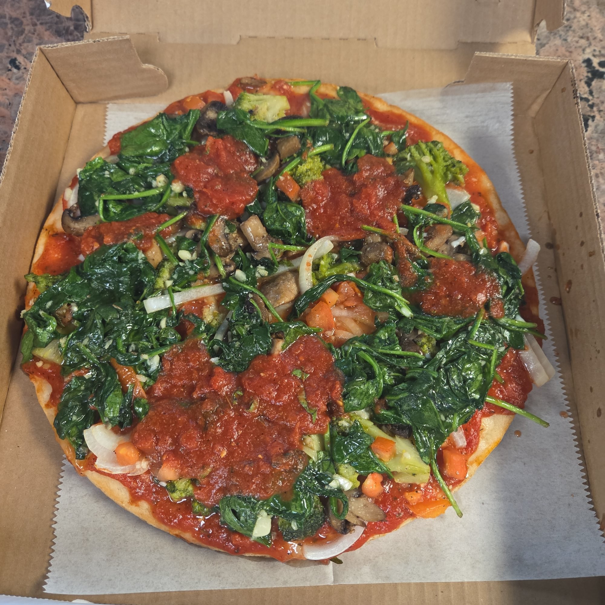 Cauliflower Crust Pizza (Gluten Free)
