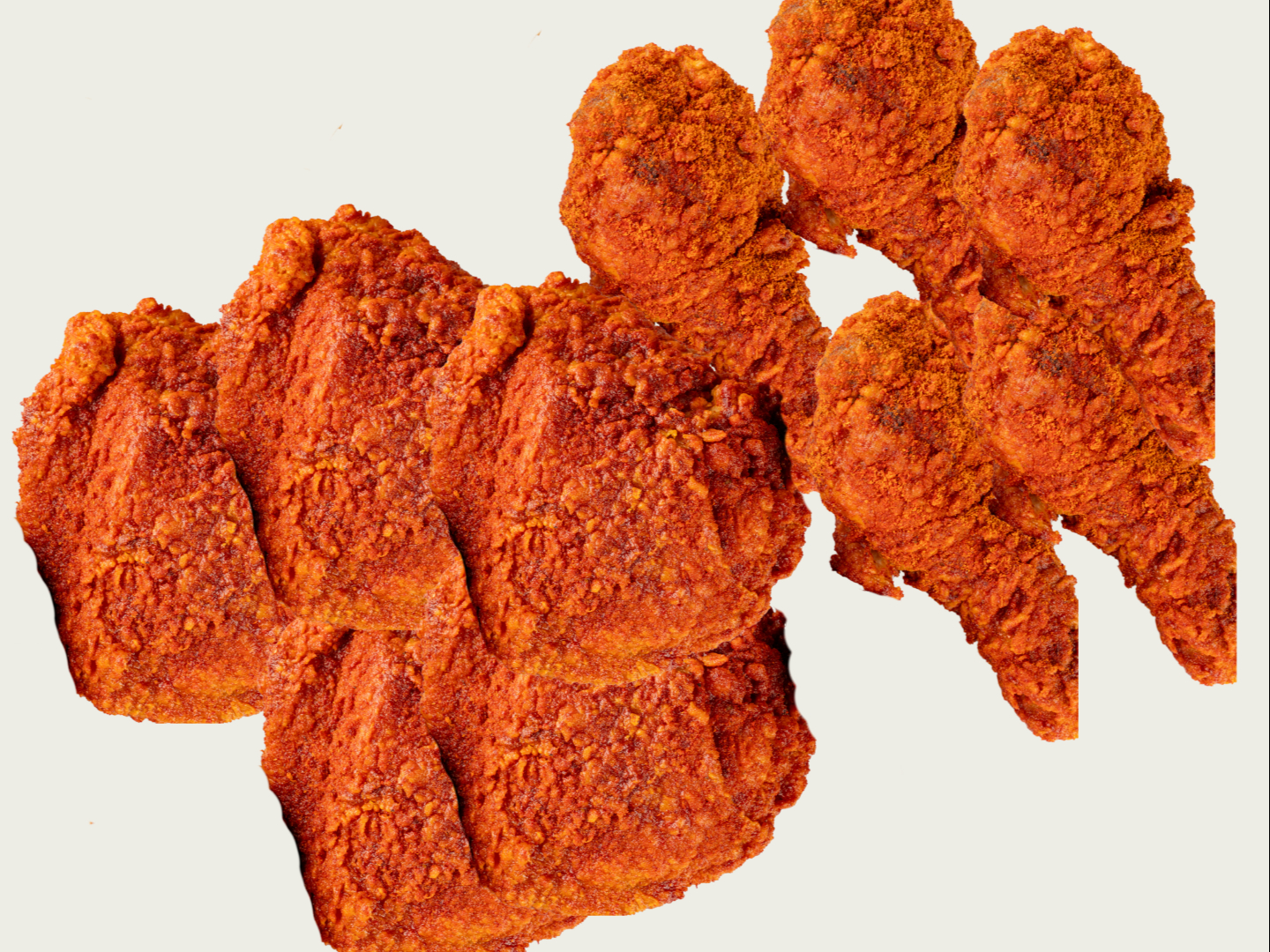 10 Pcs Dark Meat Chicken Only Mild