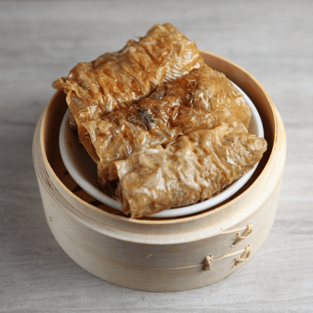 Tofu Skin Rolls with Oyster Sauce Dim Sum