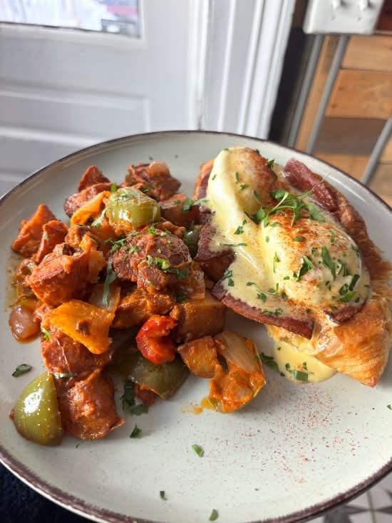 Pork Roll Benedict