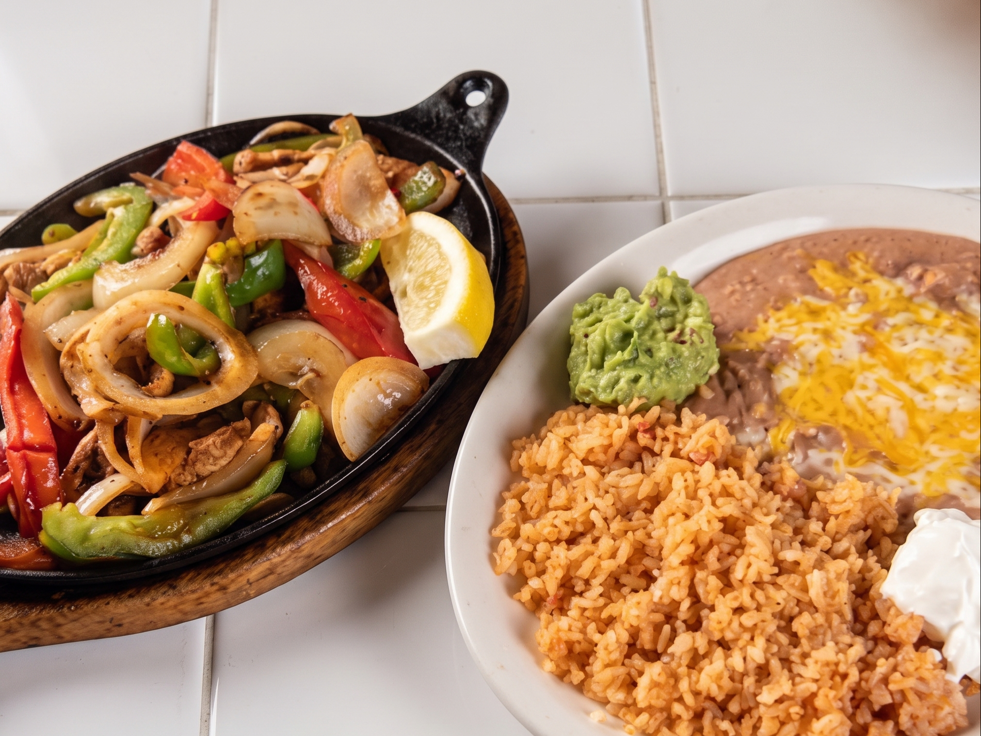 Half & Half Fajitas