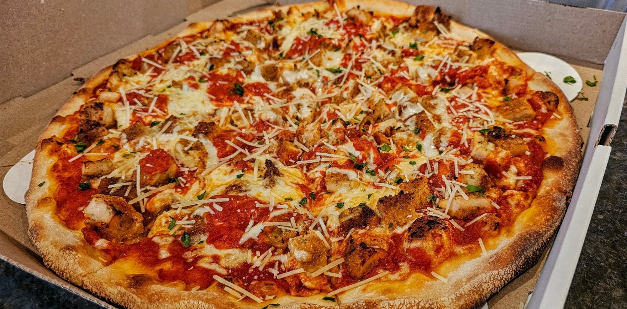 Chicken Parmigiana Pie