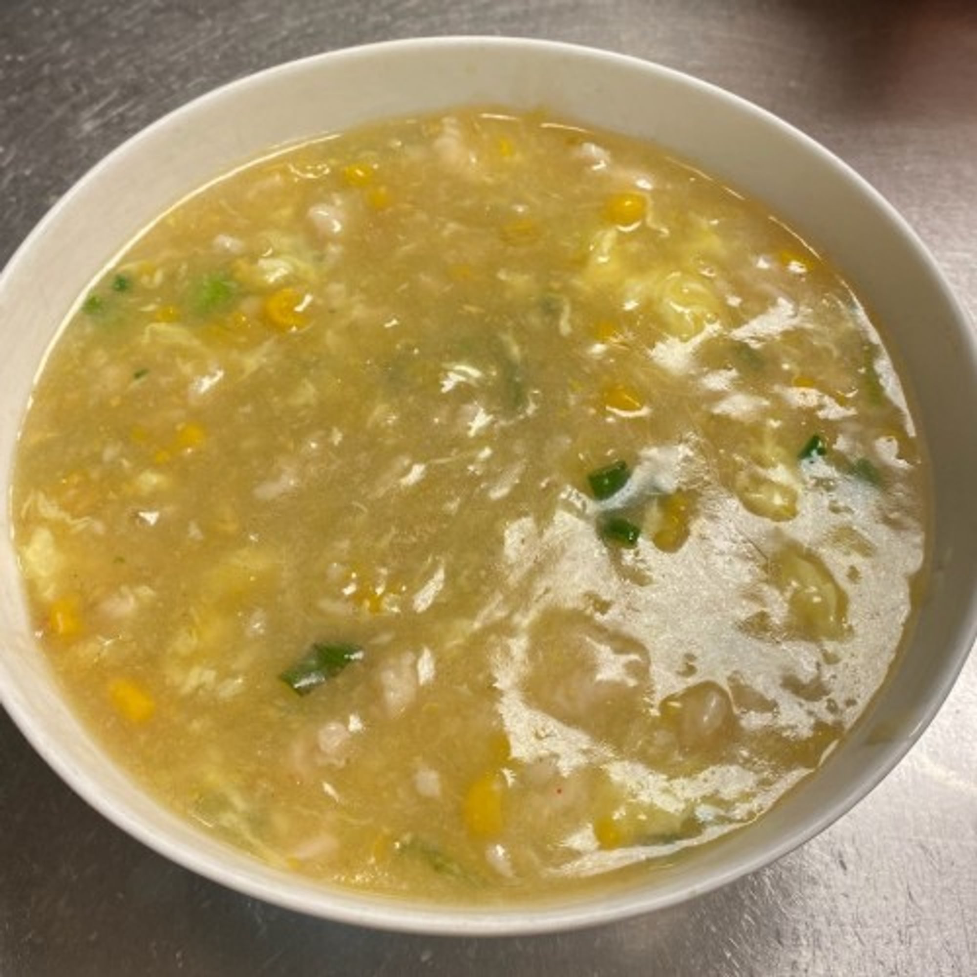 SP3. Chicken or Shrimps with Chinese Corn Soup