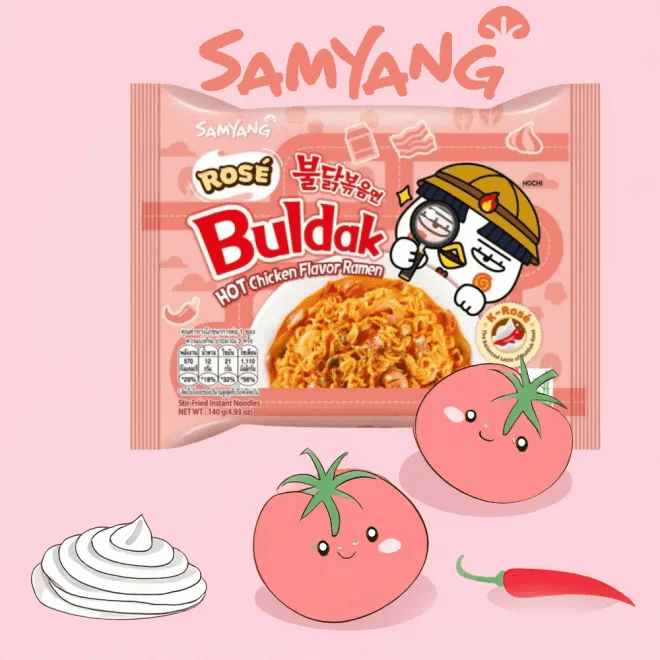Buldak Rose Ramen