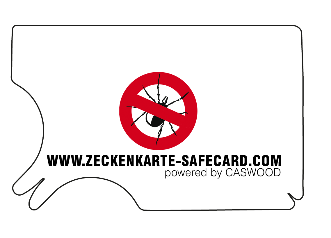 Zeckenkarte Safecard, Rebstock 14 in Essen