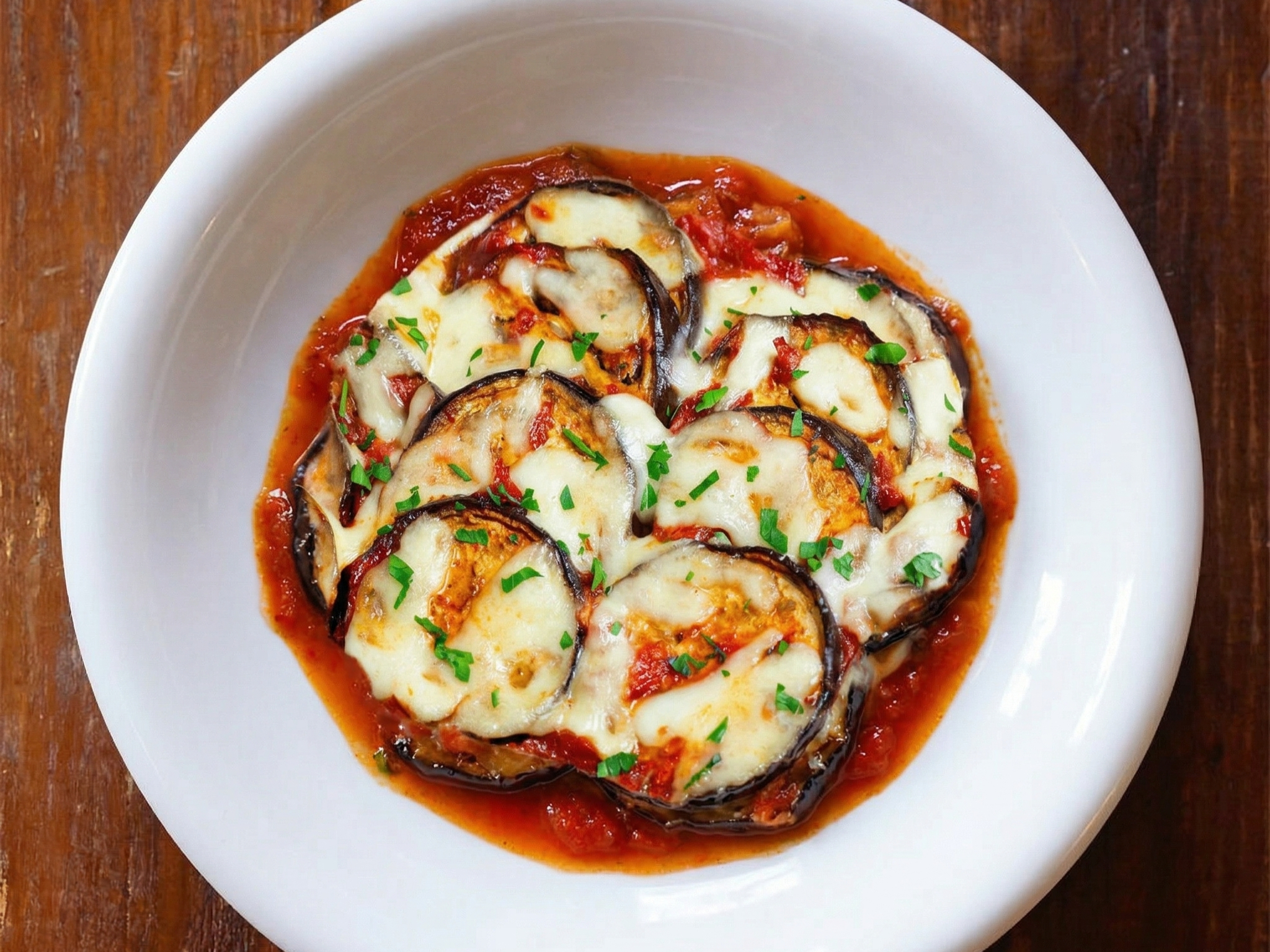 EGGPLANT PARMIGIANA SPAGHETTI