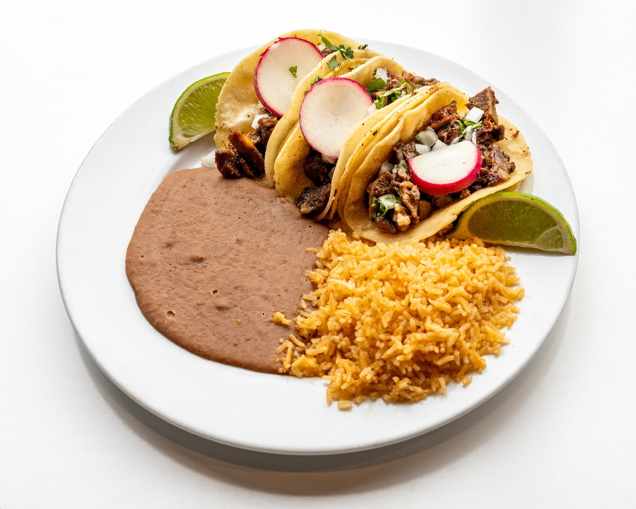 Cabeza Taco Platter