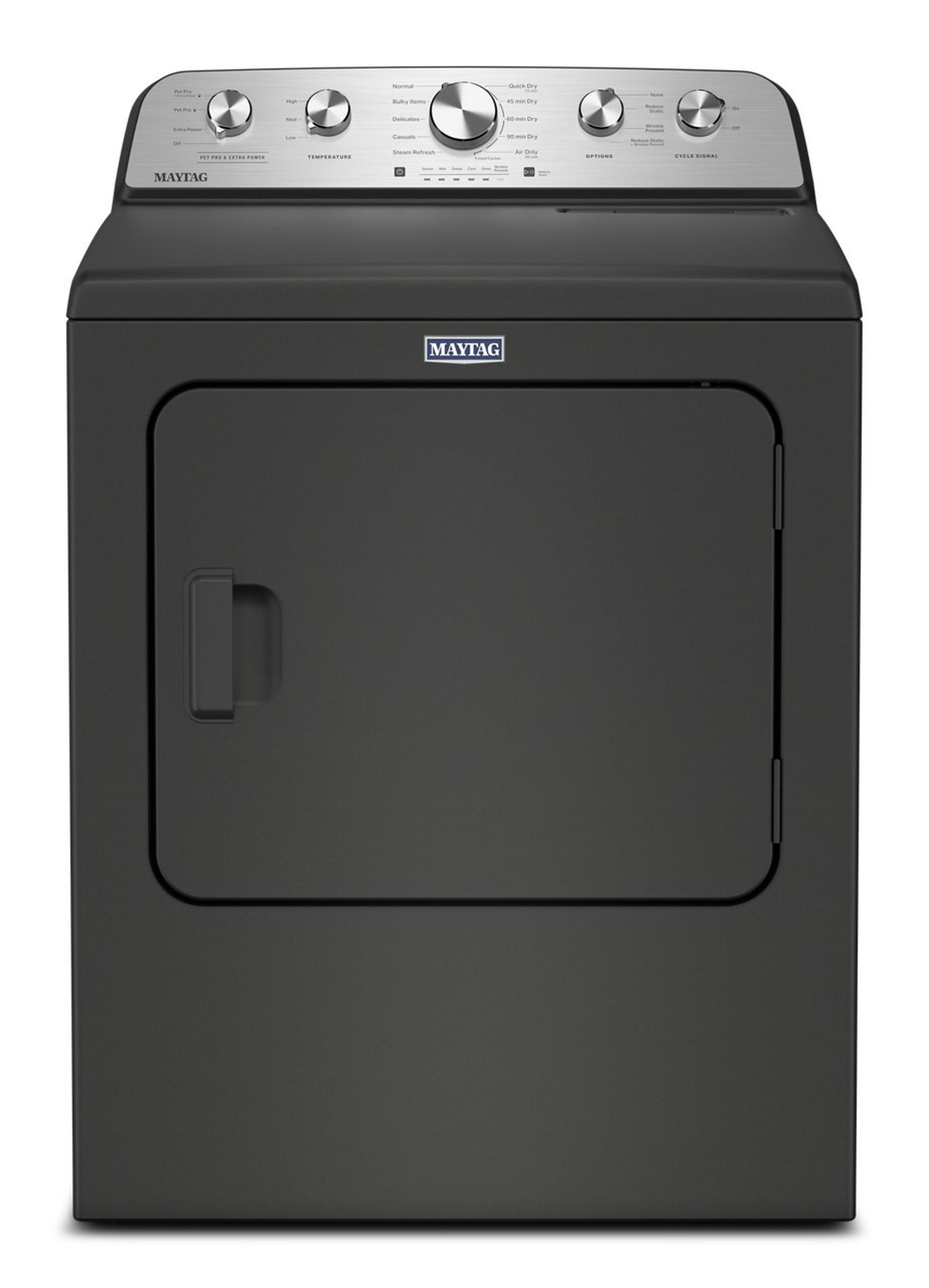 7.0 cu ft Elec Steam Dryer (Black)