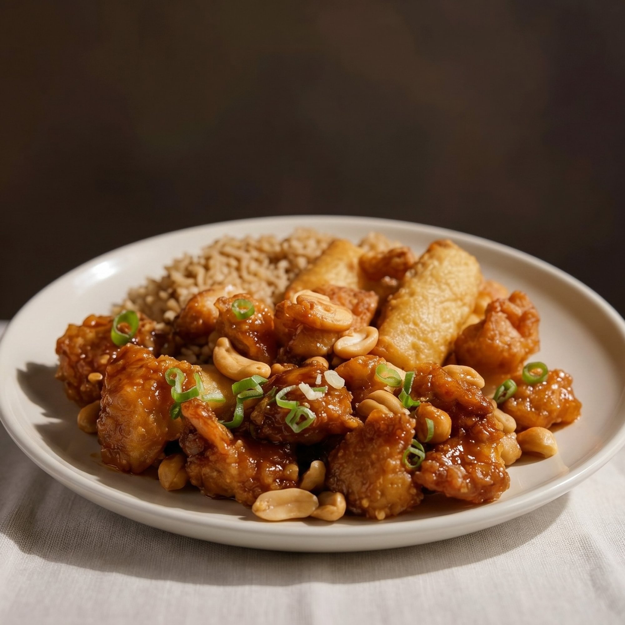 Cashew Chicken Combo