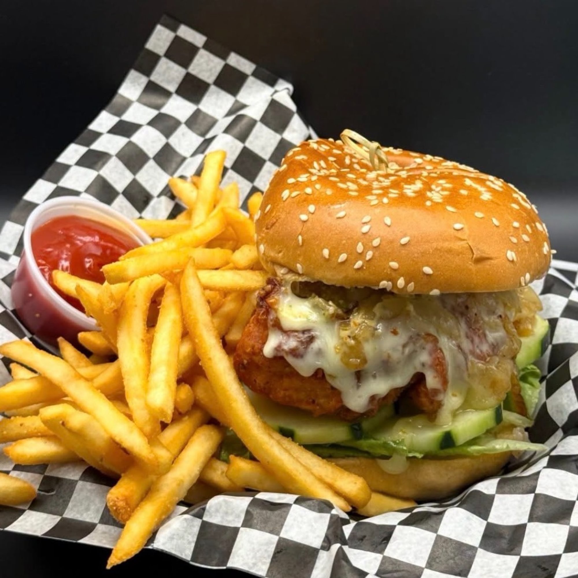Chicks Blazin Habanero Sandwich Meal