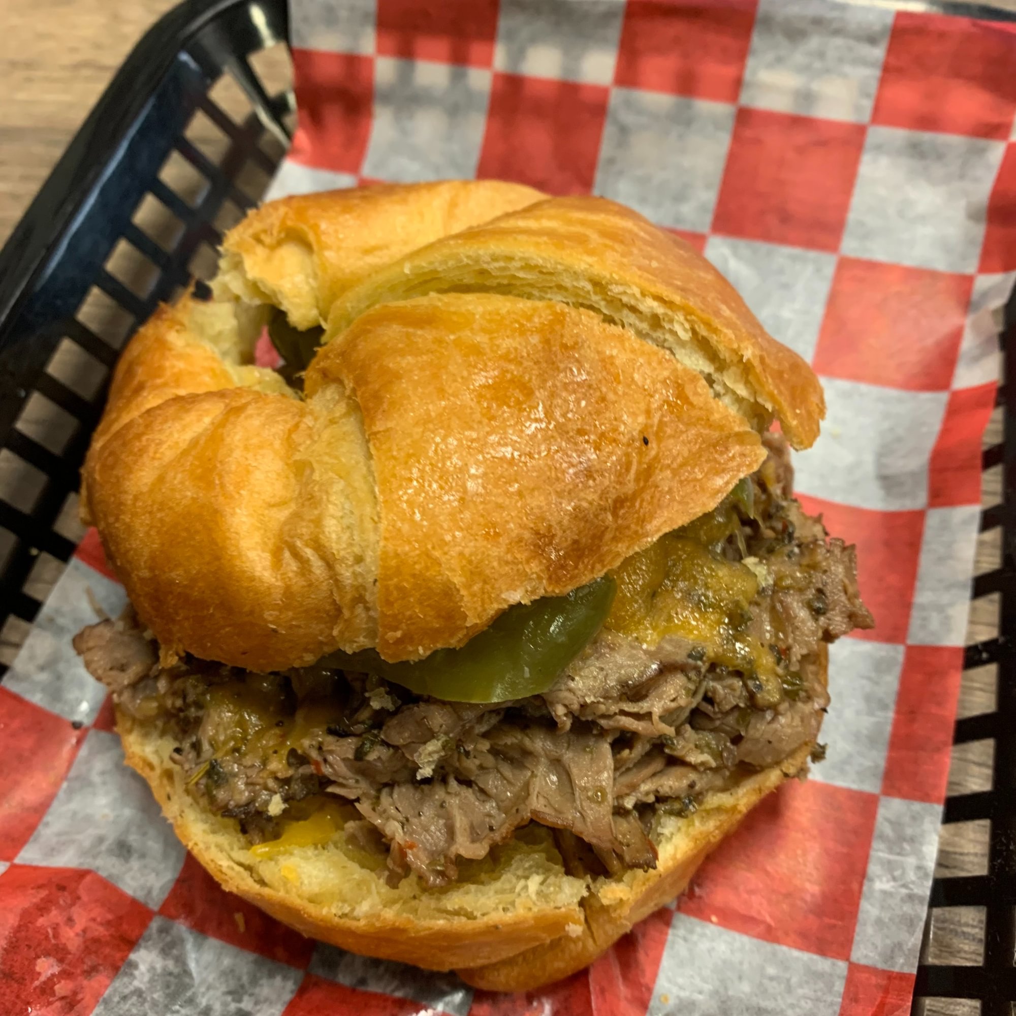Beef & Cheddar Croissant
