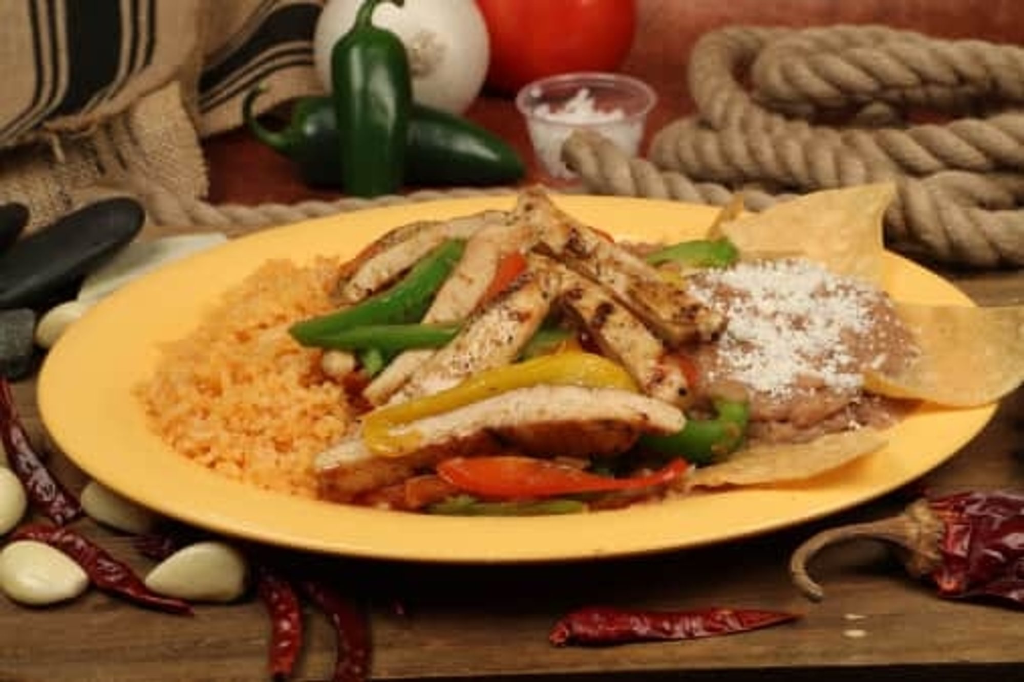 Chicken Fajitas Plate