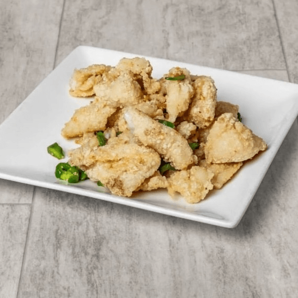 Salt & pepper fried fish fillets (dinner) / 椒盐鱼片(晚)