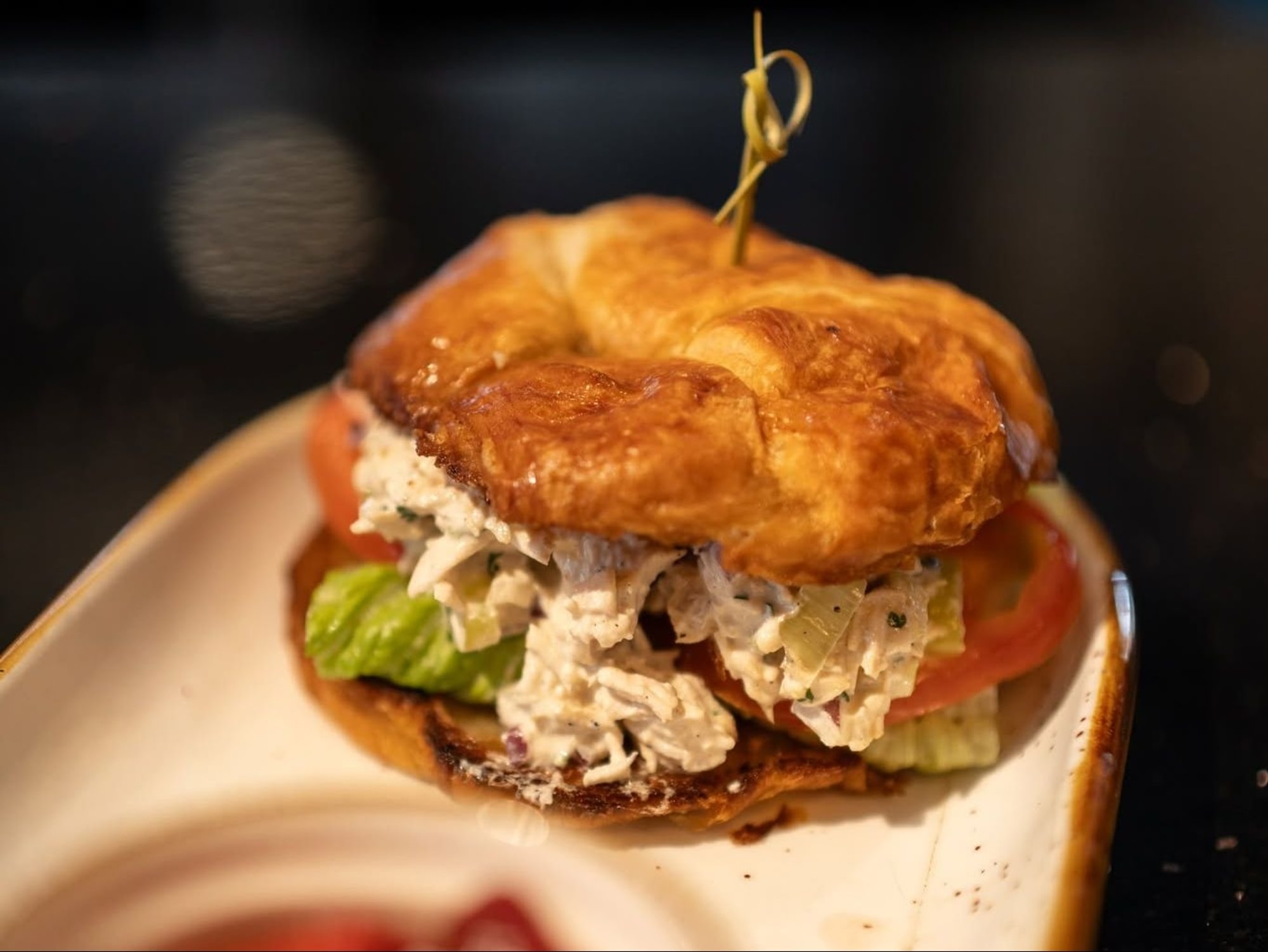 Chicken Salad Croissant Sandwich